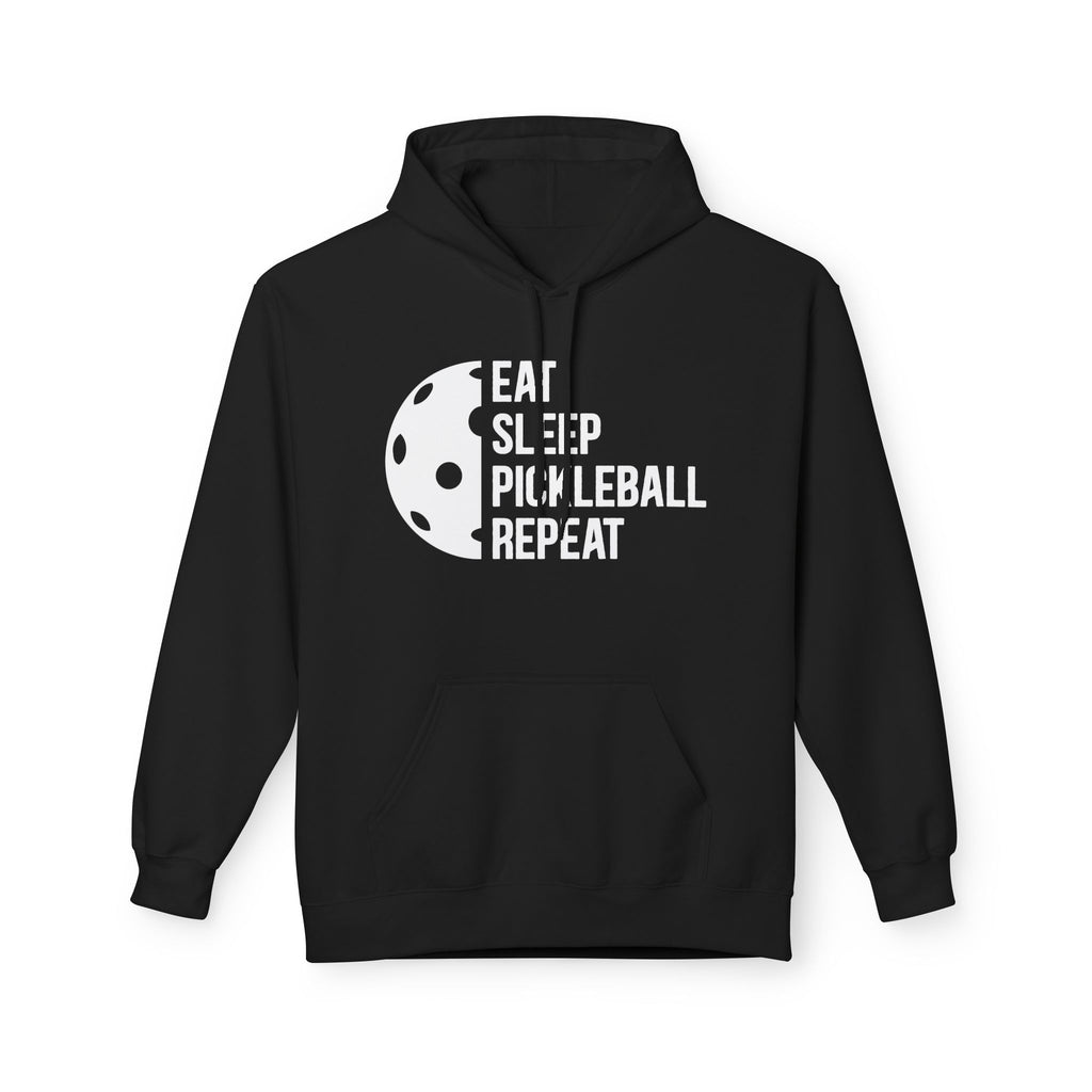 Eat Sleep Pickleball Repeat Midweight Softstyle Fleece Hoodie