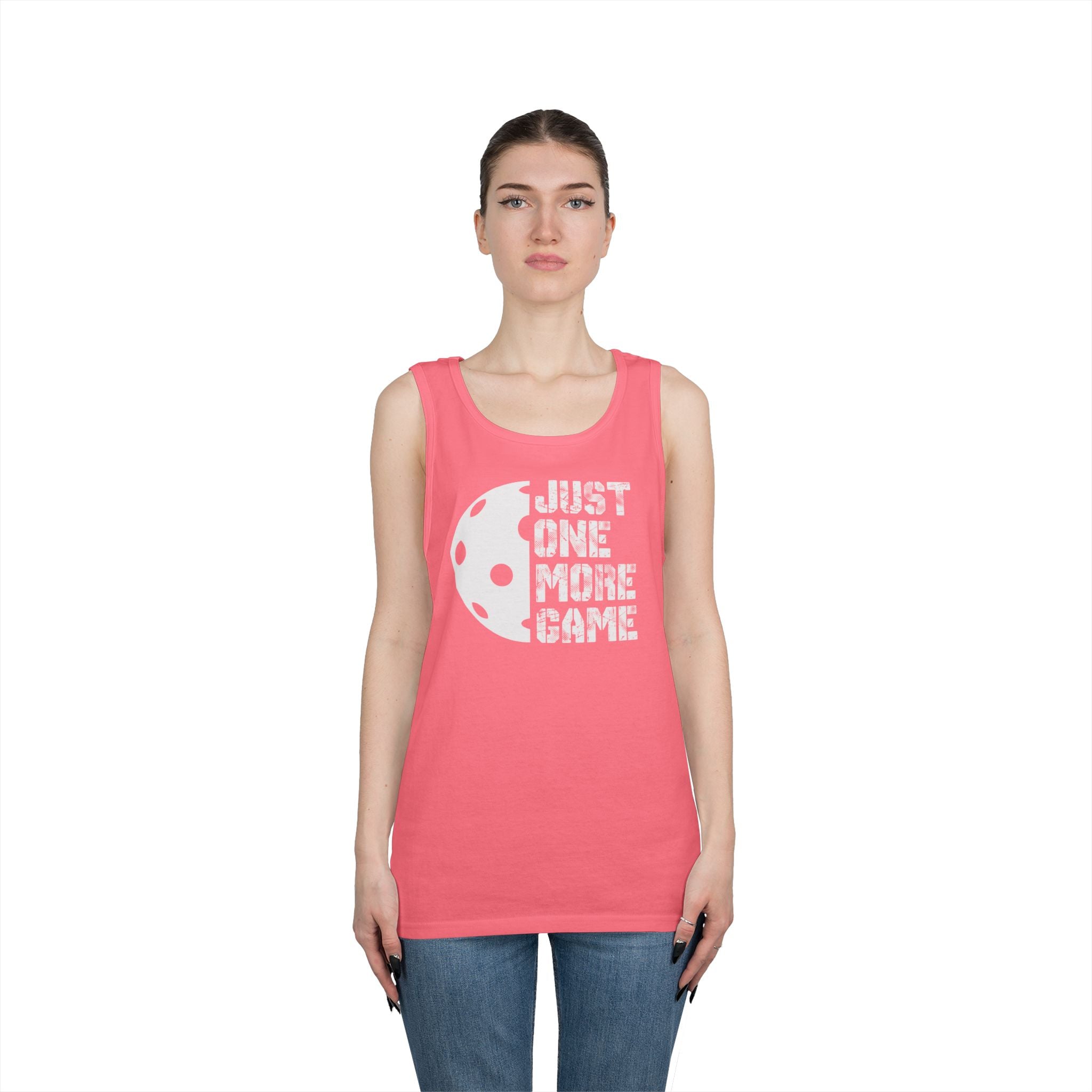 Just One More Game Heavy Cotton Tank Top