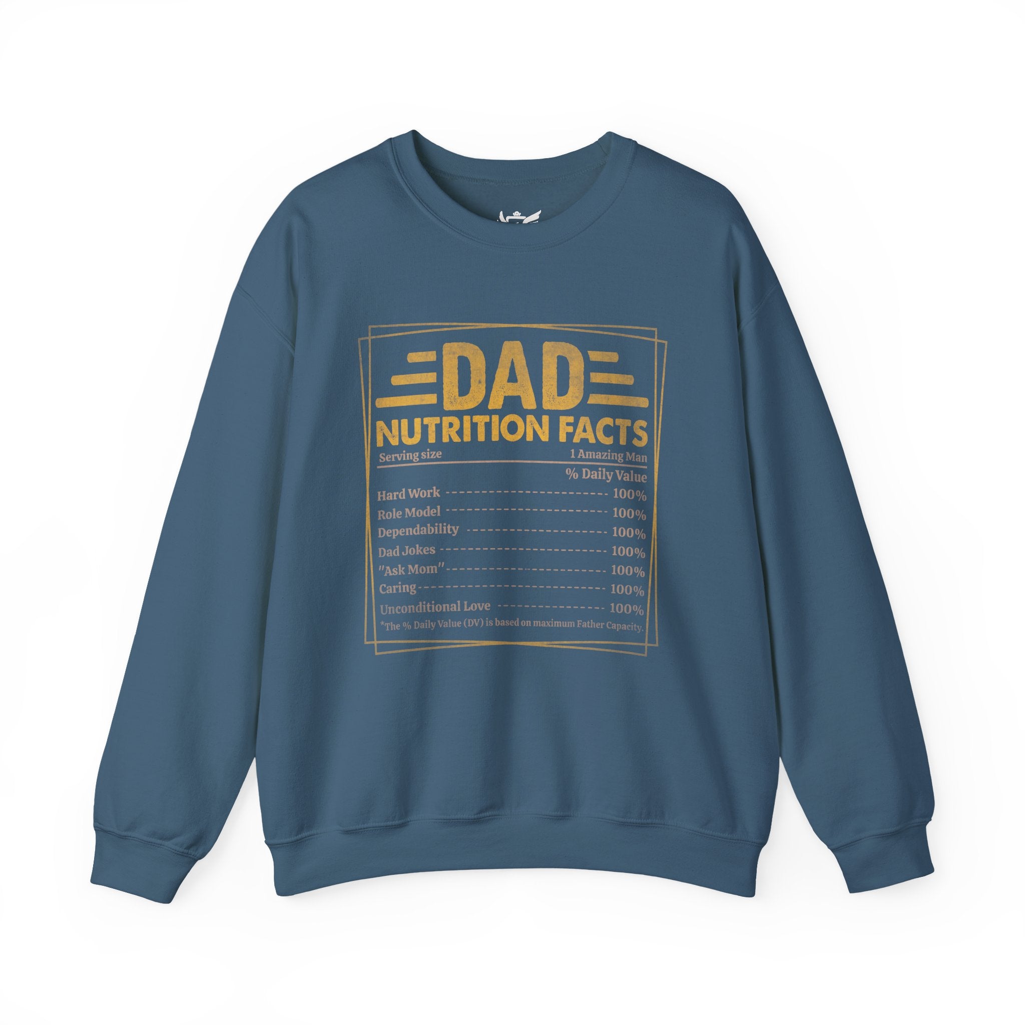 Dad Nutrition Facts Heavy Blend™ Crewneck Sweatshirt