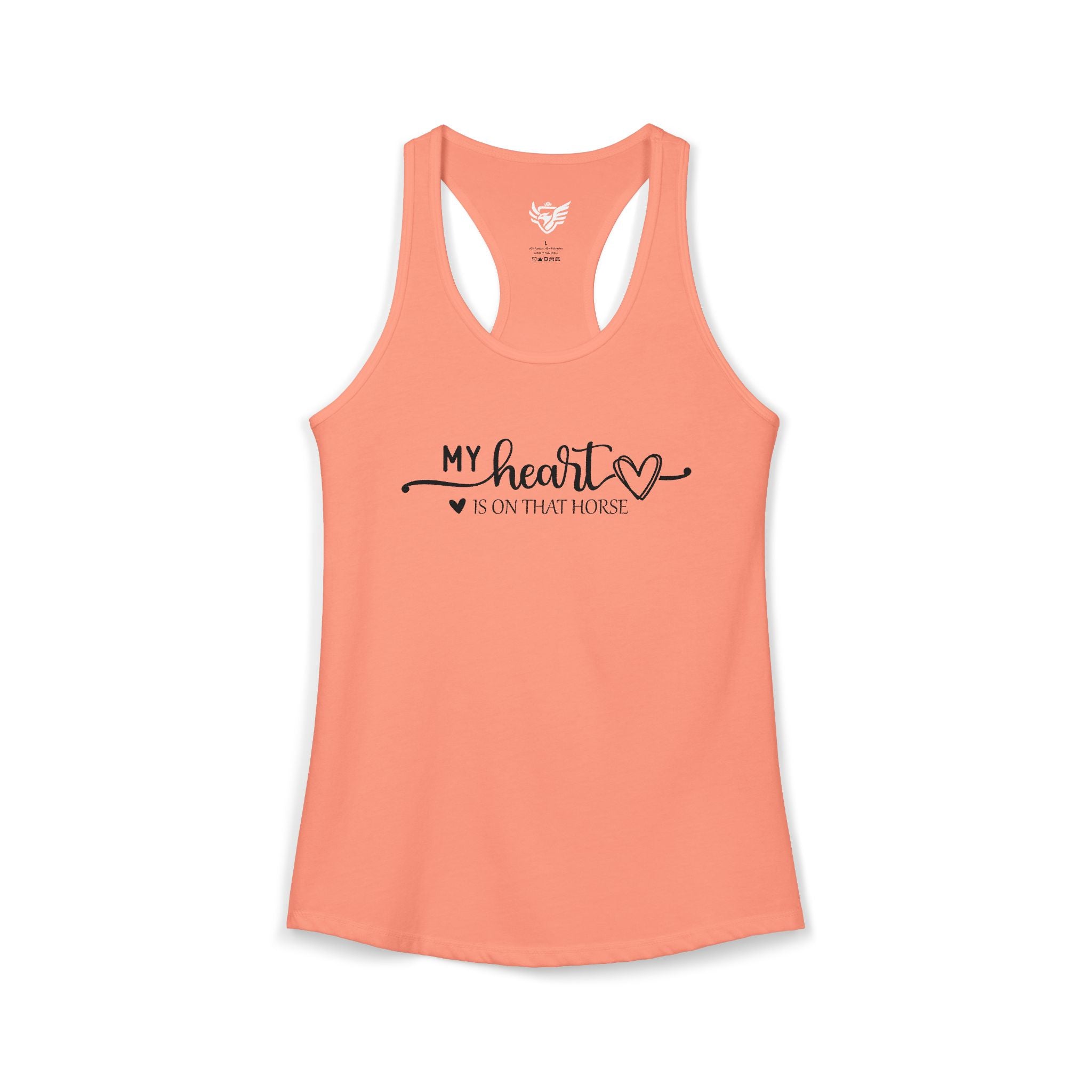 Heart on Horse Ideal Racerback Tank