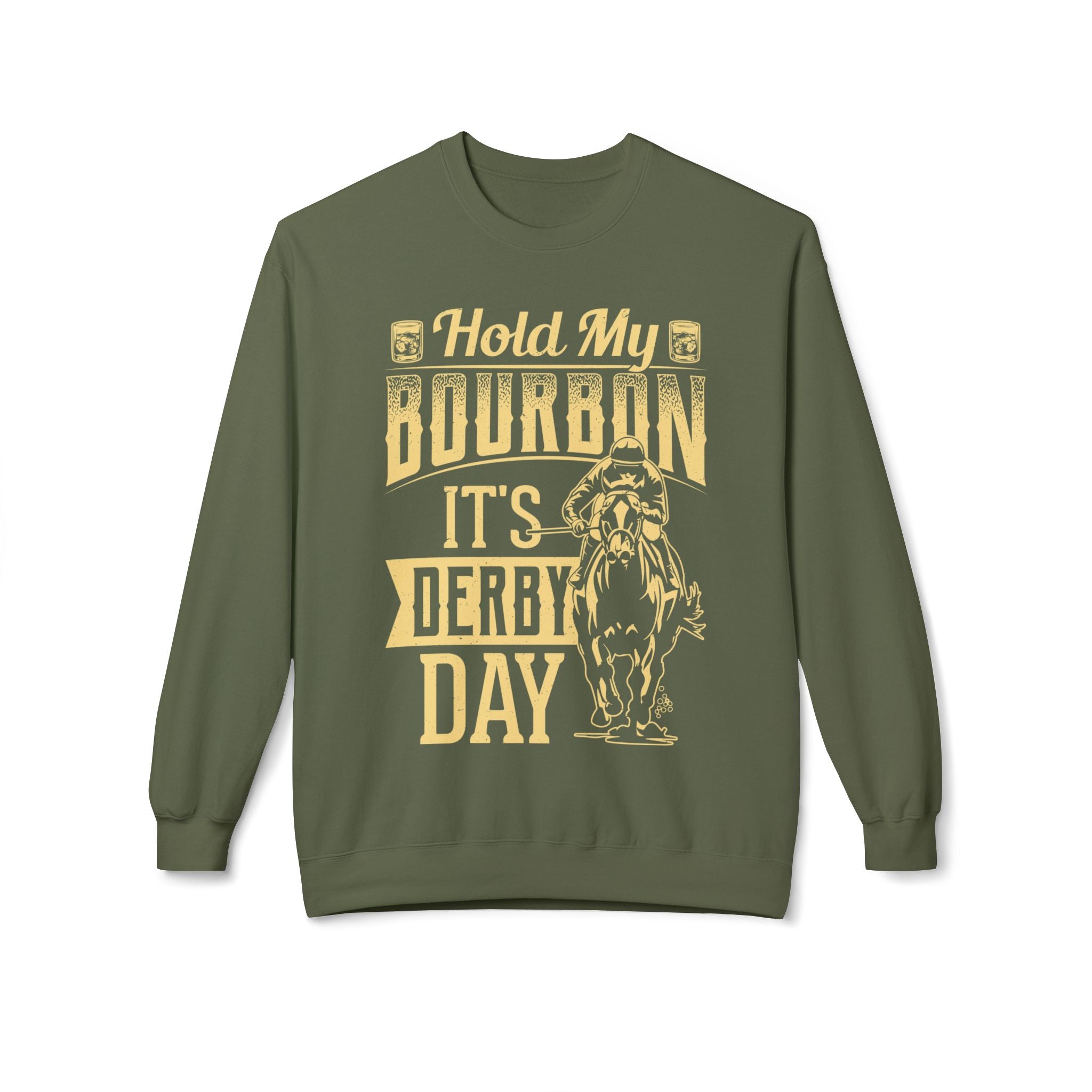 Derby Day Midweight Softstyle Fleece Crewneck Sweatshirt