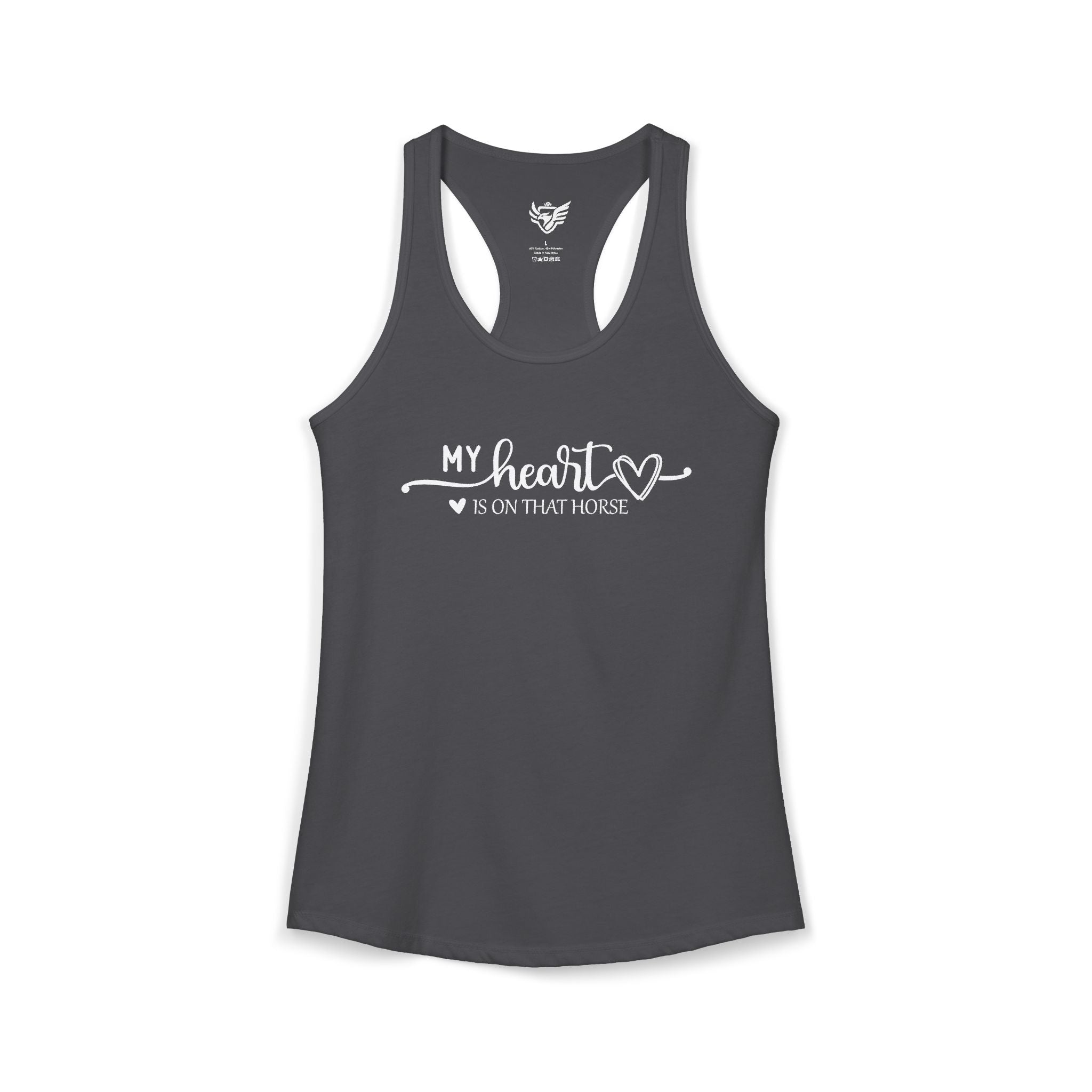 Heart on Horse Ideal Racerback Tank