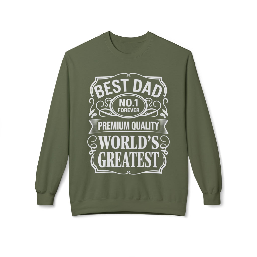 Bourbon Dad Midweight Softstyle Fleece Crewneck Sweatshirt