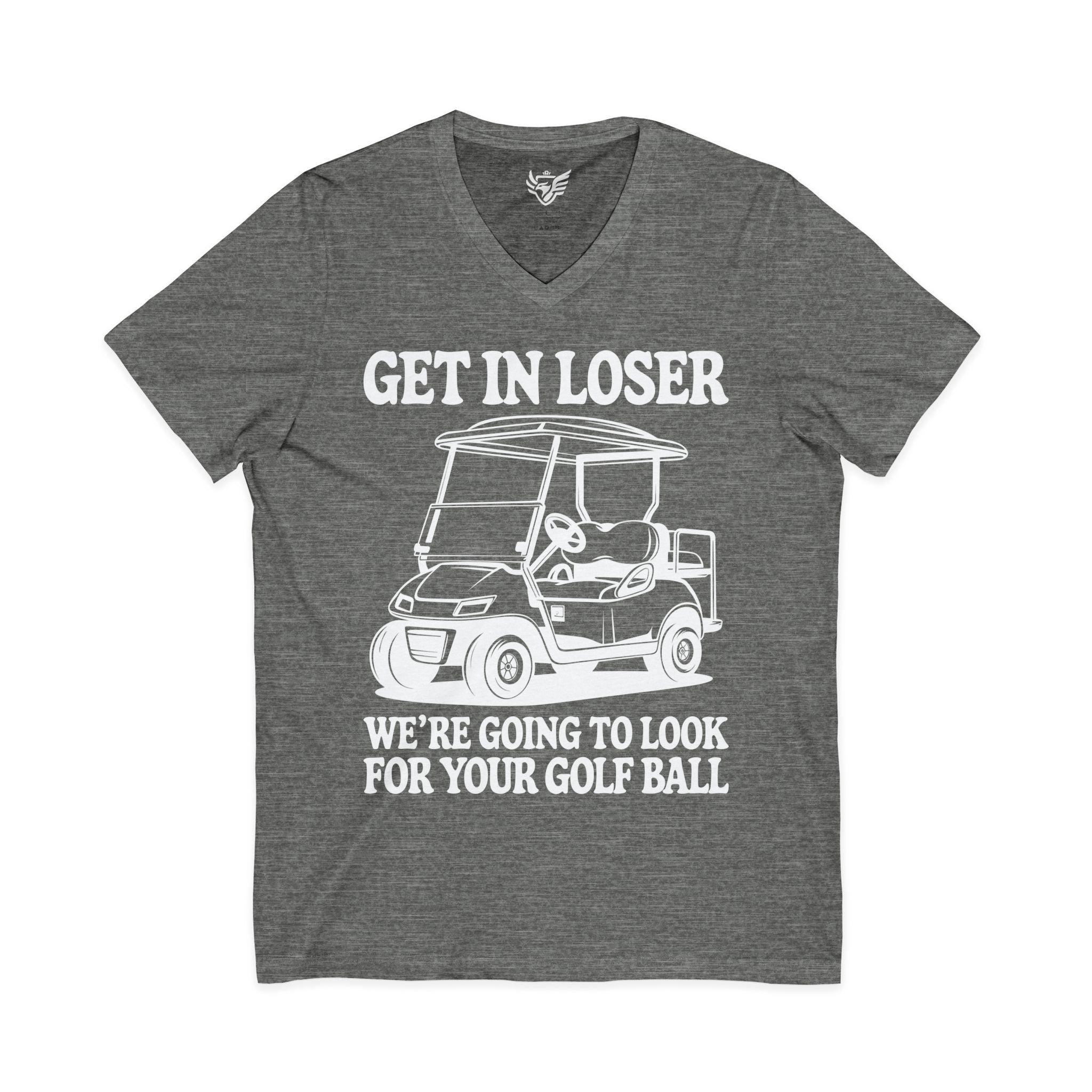 Get In Loser Jersey Short Sleeve V-Neck Tee