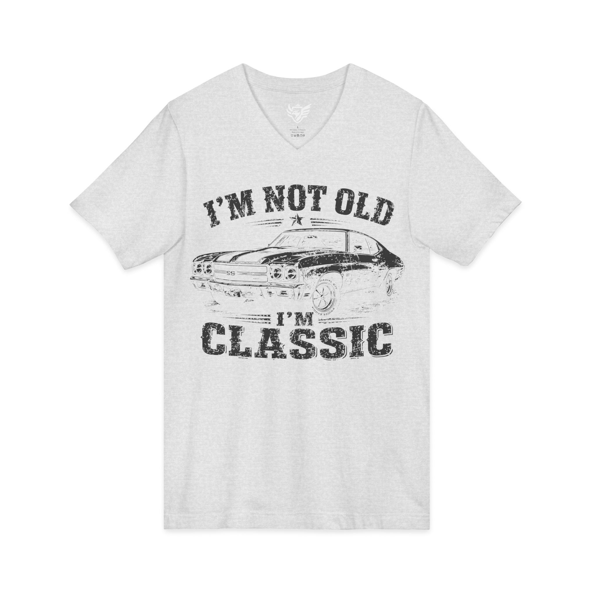 Not Old, Classic Jersey Short Sleeve V-Neck Tee