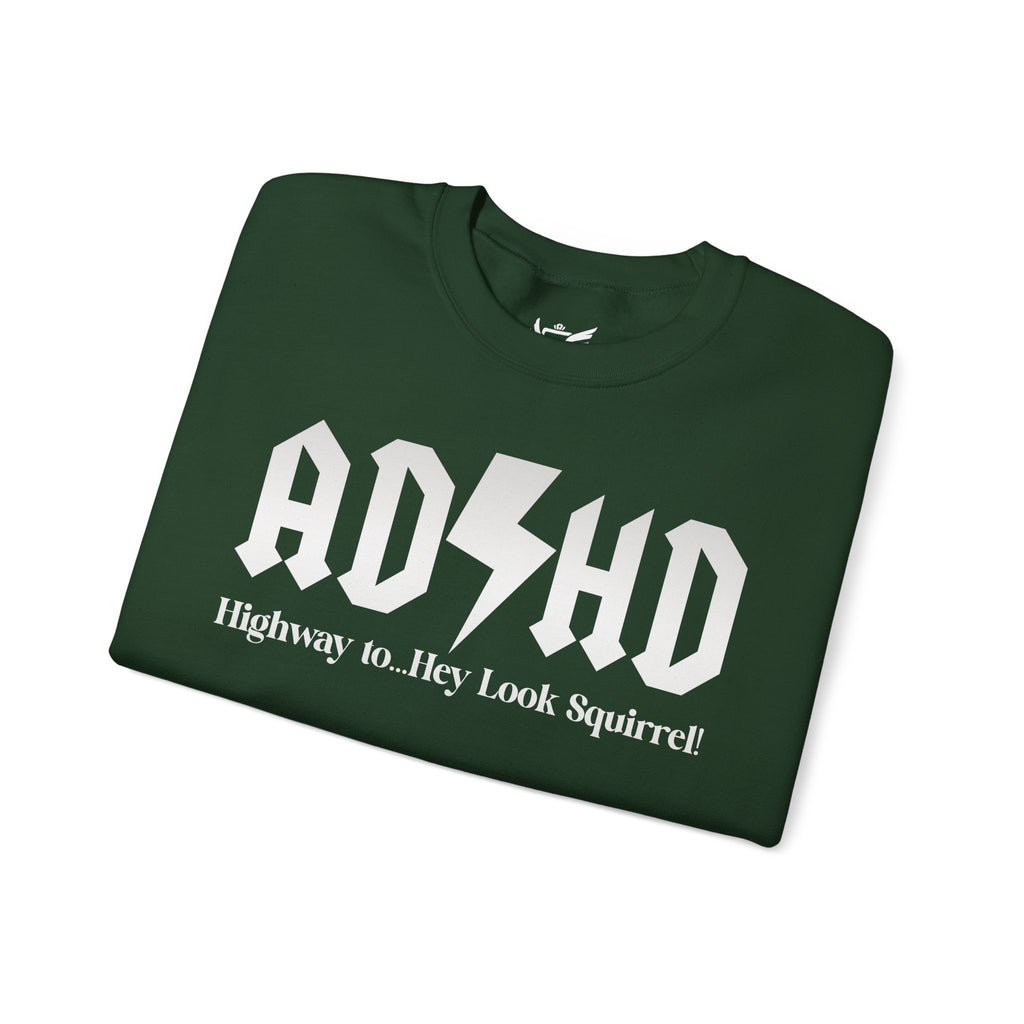 ADHD Highway to... Heavy Blend™ Crewneck Sweatshirt