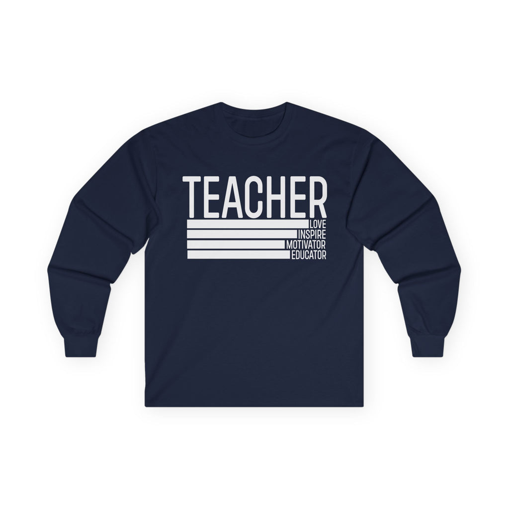 Teacher Cotton Long Sleeve Tee