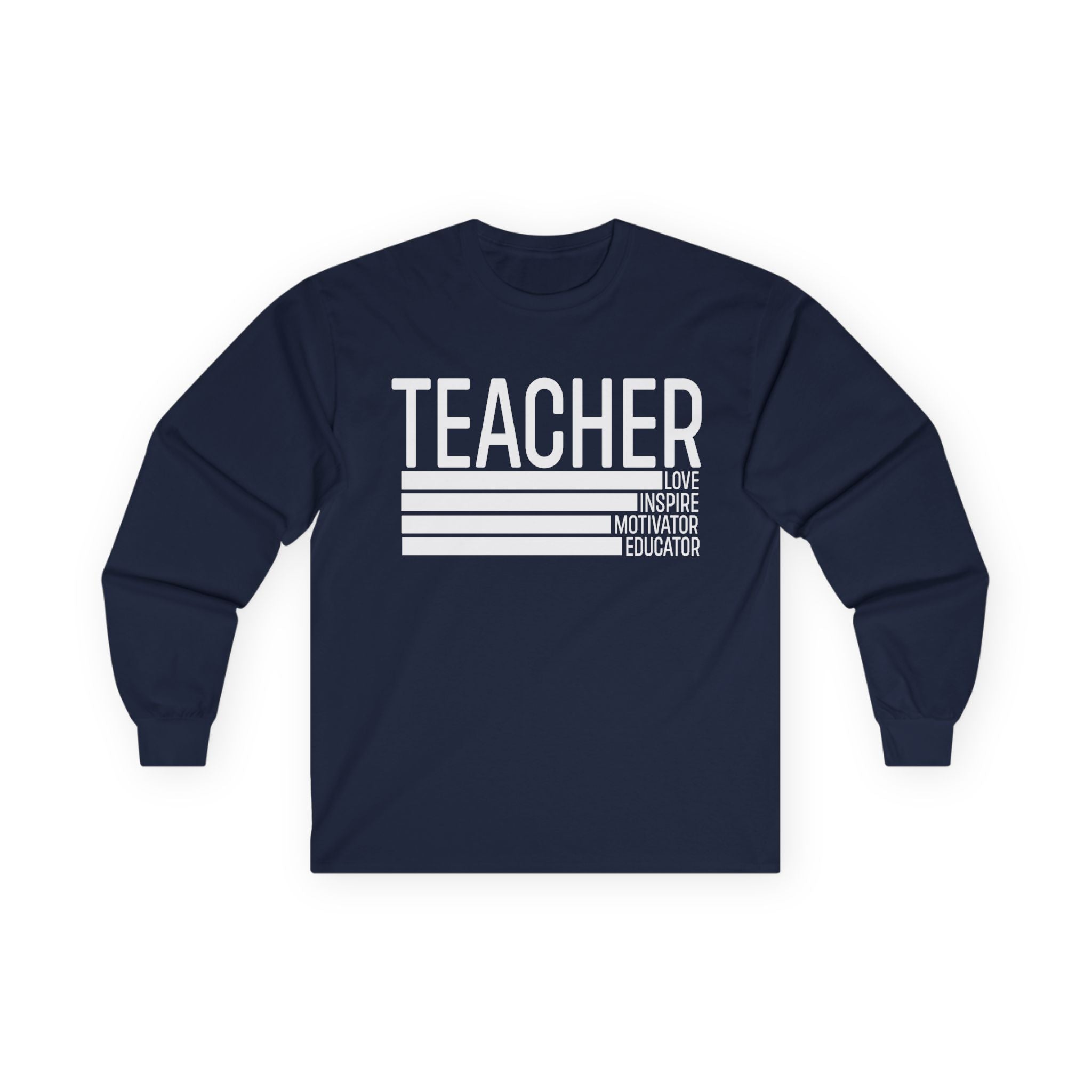 Teacher Cotton Long Sleeve Tee