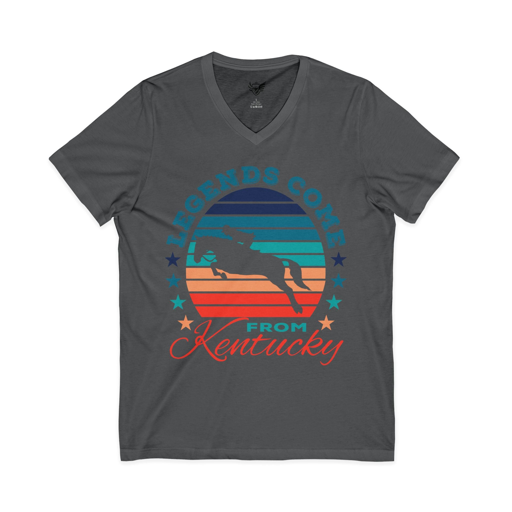 Unisex Legends 4 Star Jersey Short Sleeve V-Neck Tee
