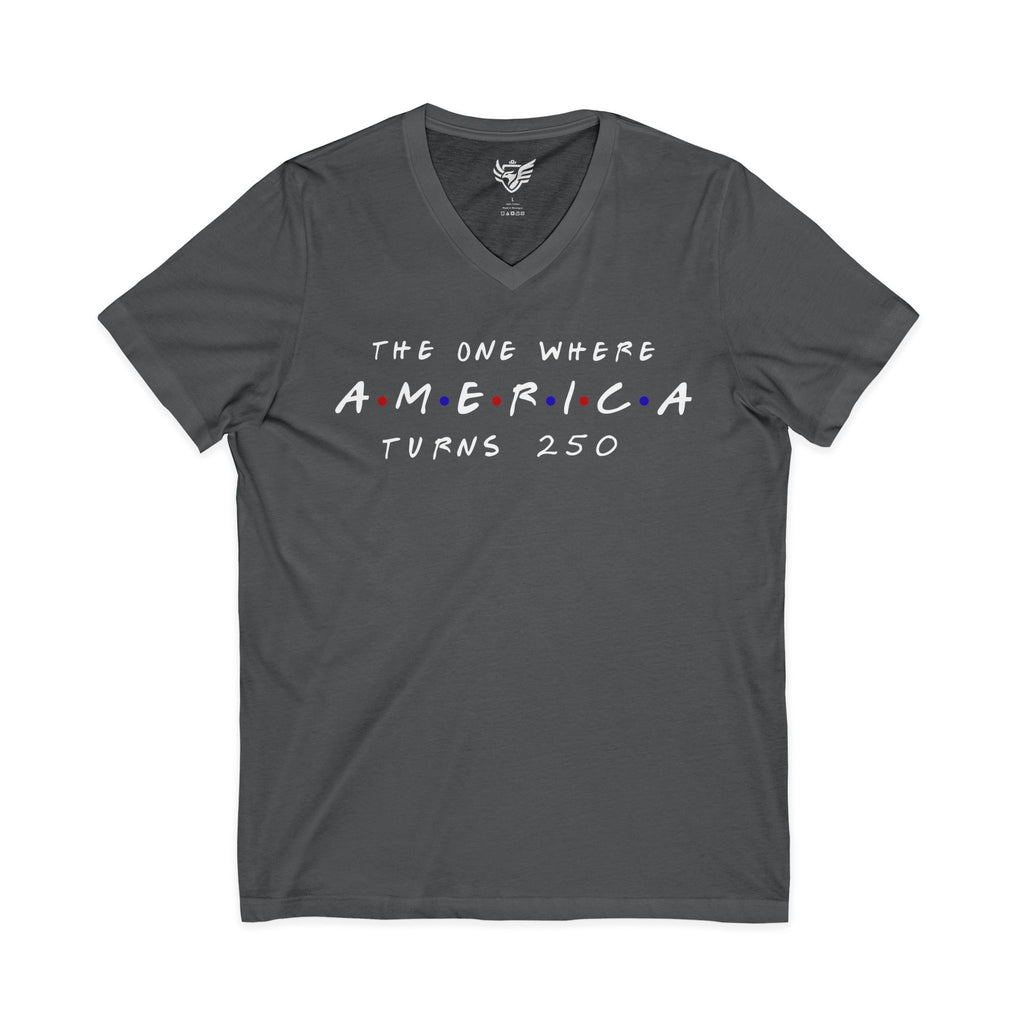 The One Where Jersey Short Sleeve V-Neck Tee