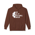 Eat Sleep Pickleball Repeat Midweight Softstyle Fleece Hoodie