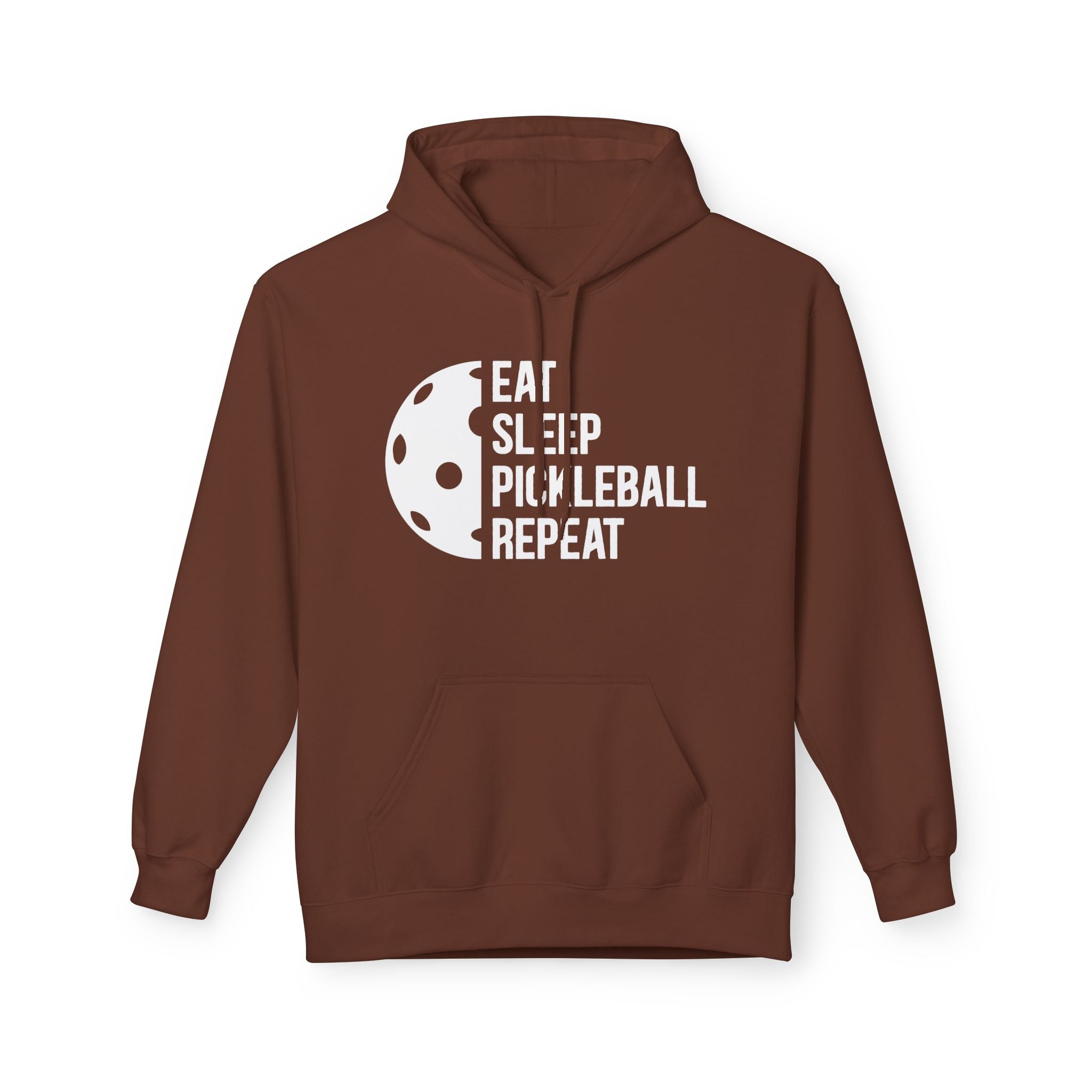 Eat Sleep Pickleball Repeat Midweight Softstyle Fleece Hoodie