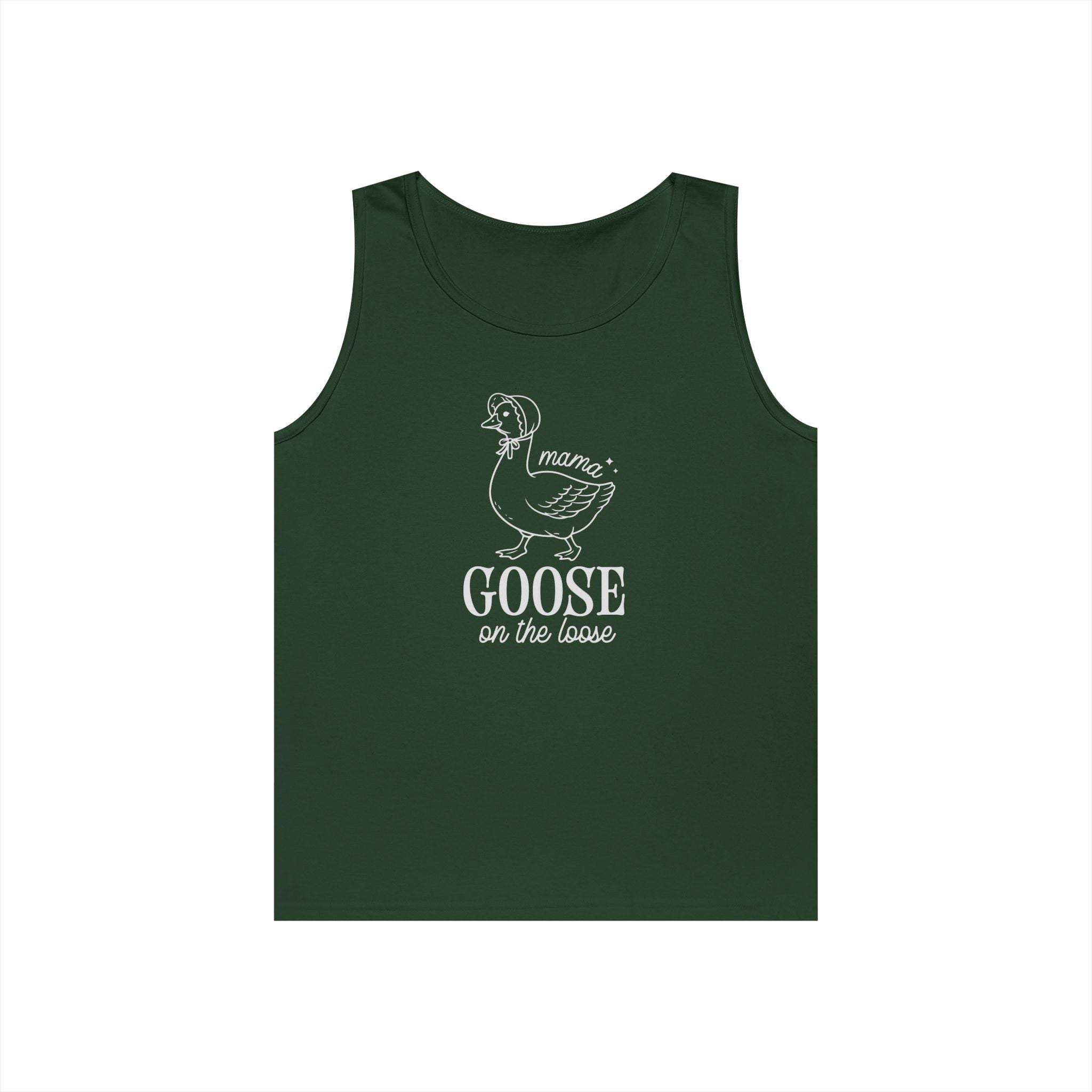 Mama Goose on the Loose Heavy Cotton Tank Top
