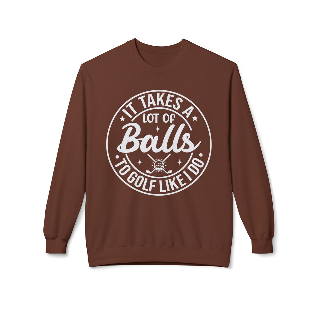Golf Like I Do Midweight Softstyle Fleece Crewneck Sweatshirt