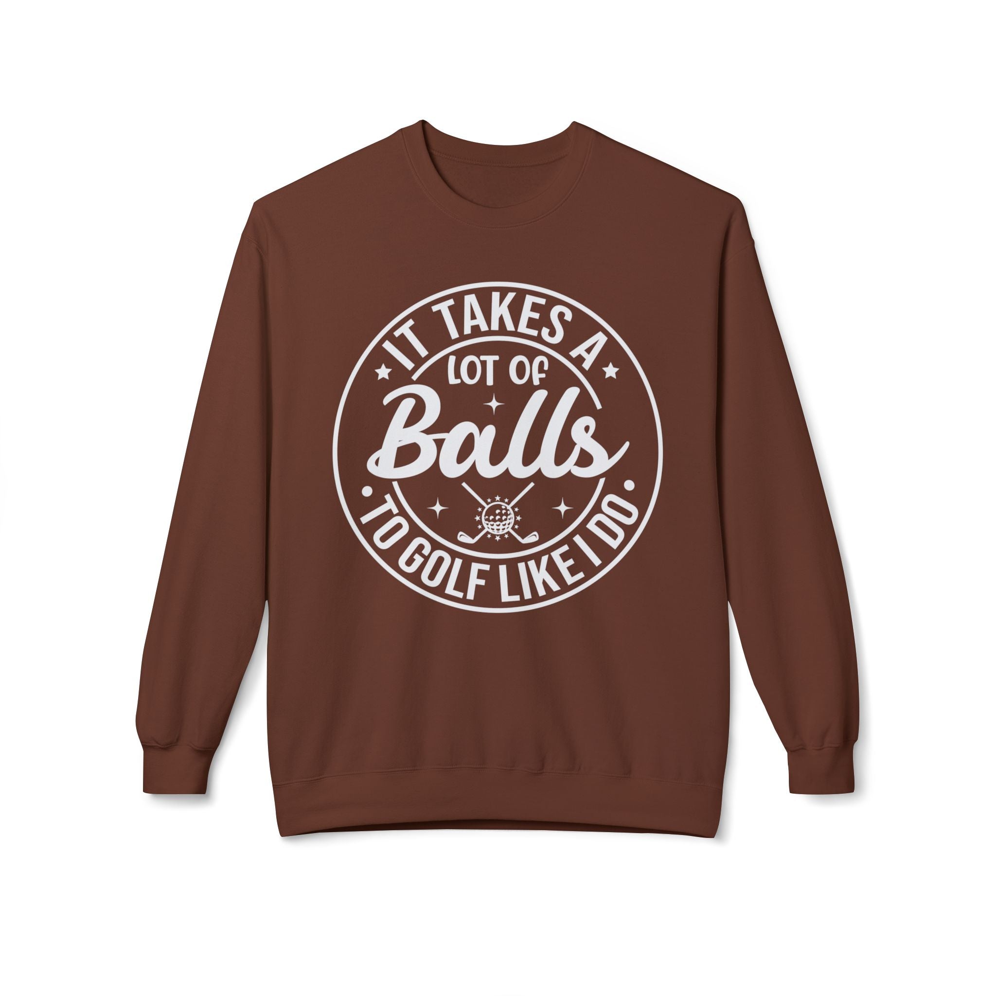 Golf Like I Do Midweight Softstyle Fleece Crewneck Sweatshirt