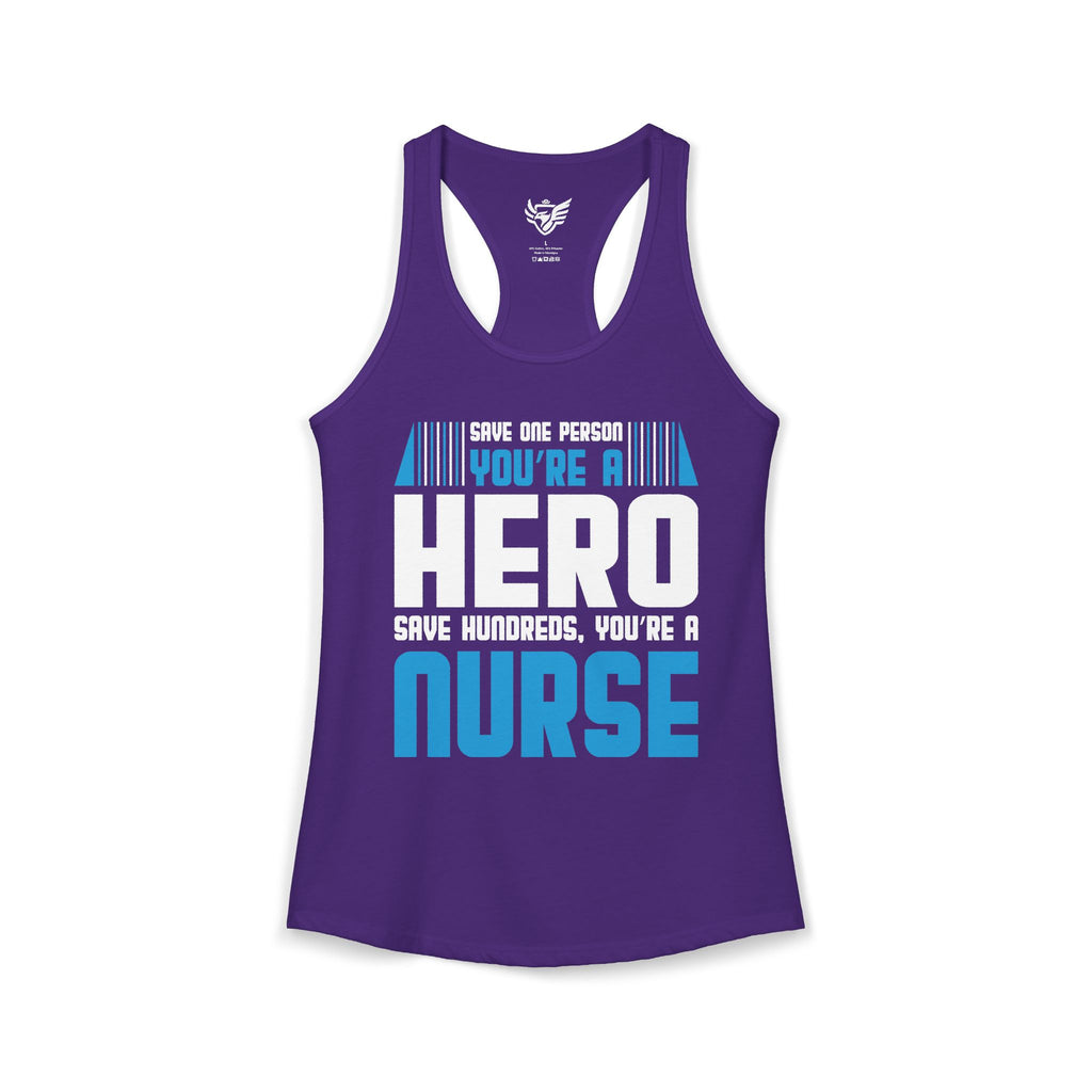 Nurses Are Heros Ideal Racerback Tank