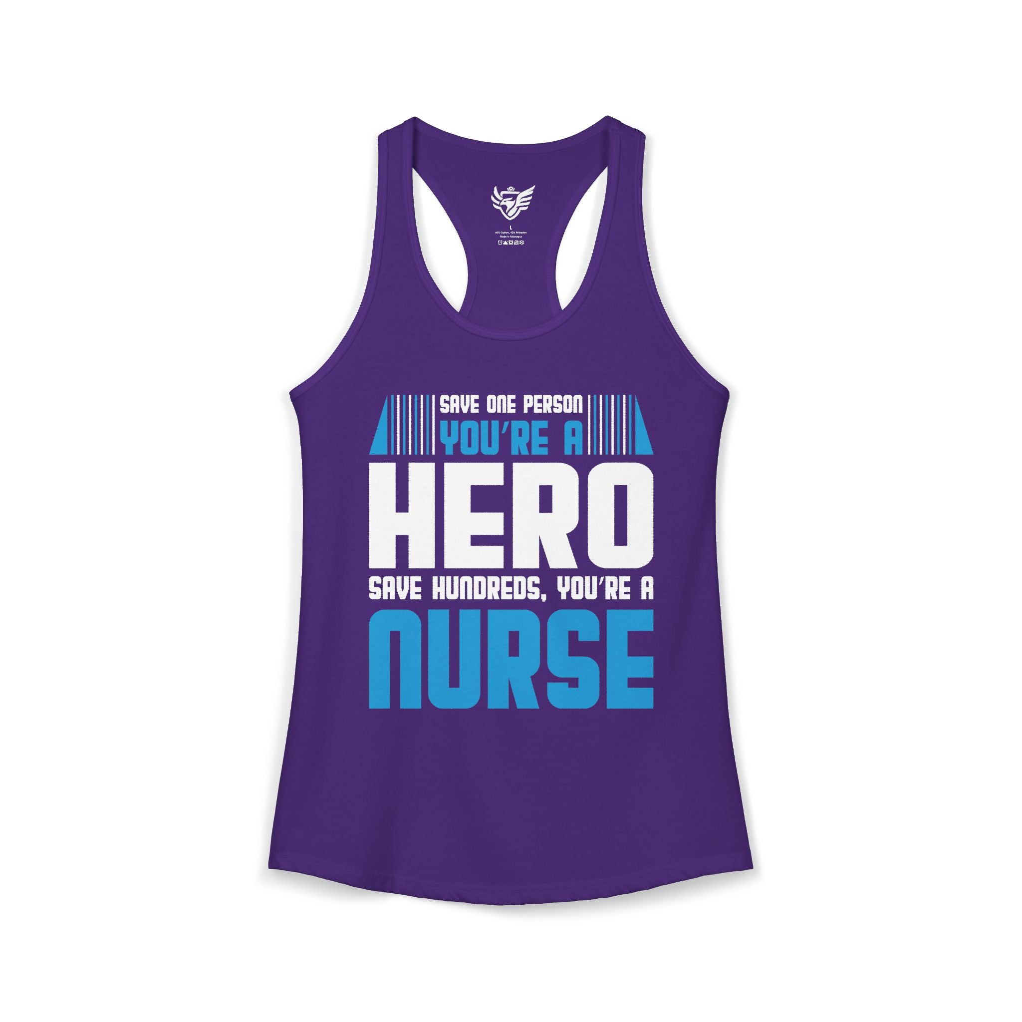 Nurses Are Heros Ideal Racerback Tank
