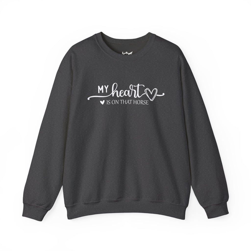 Heart on Horse Heavy Blend™ Crewneck Sweatshirt