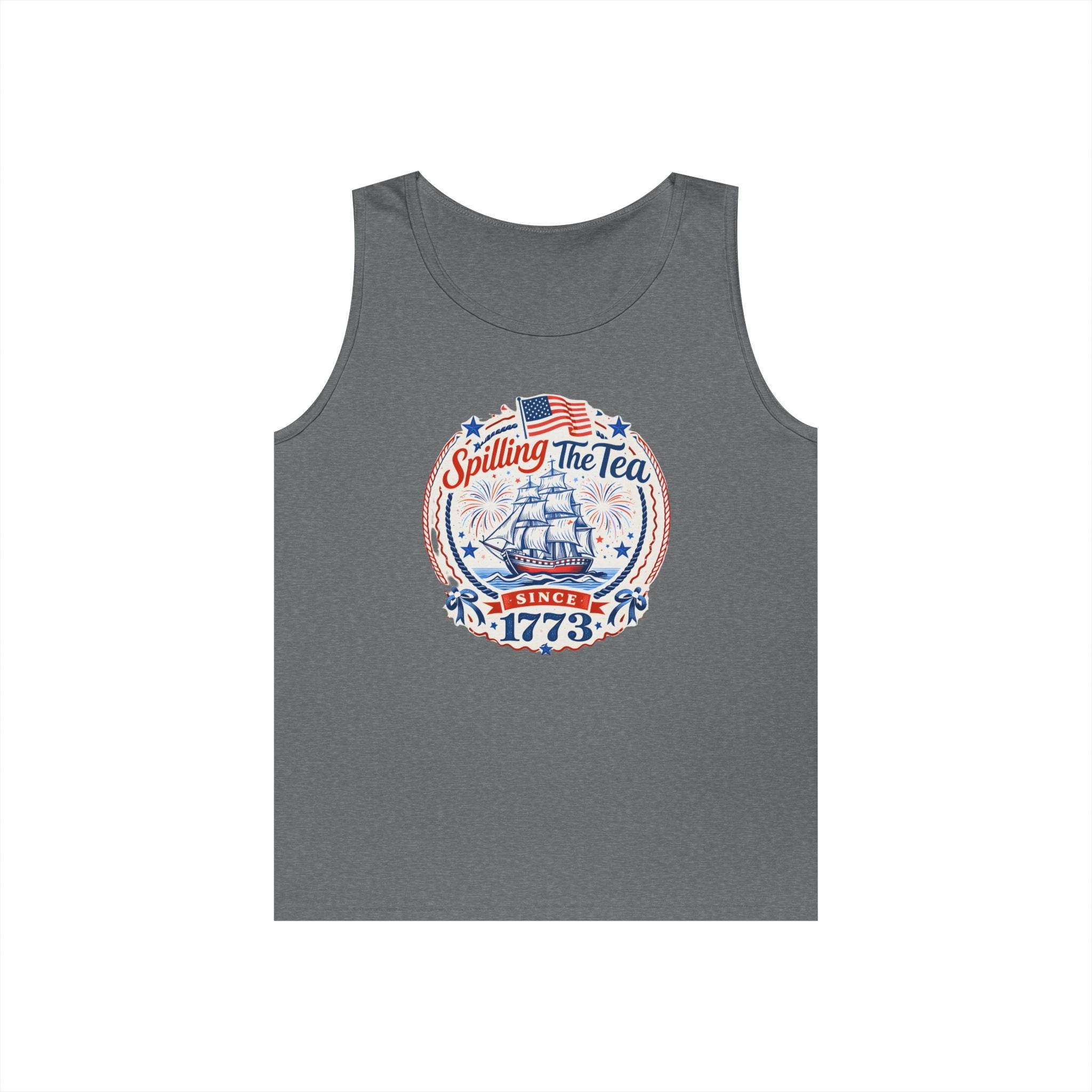 Spilling The Tea Heavy Cotton Tank Top