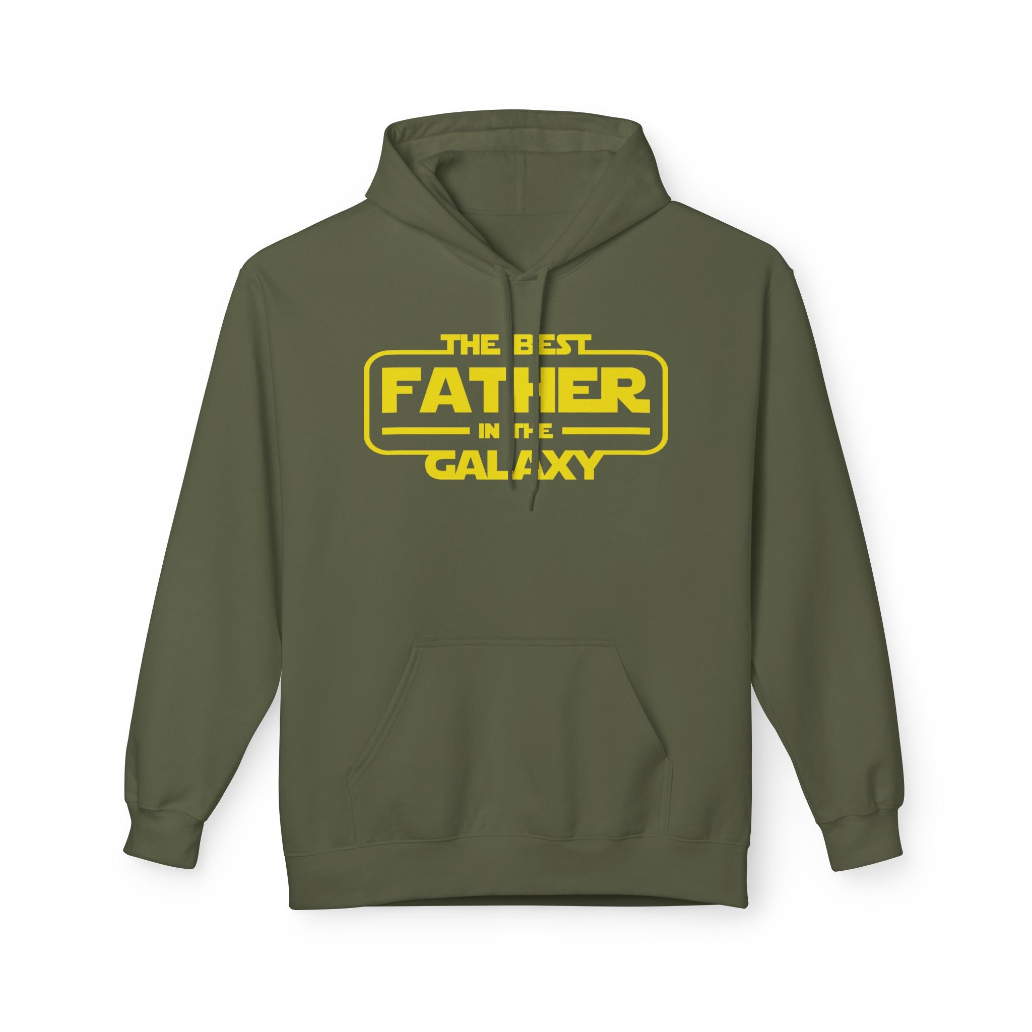 The Best Father in the Galaxy Midweight Softstyle Fleece Hoodie