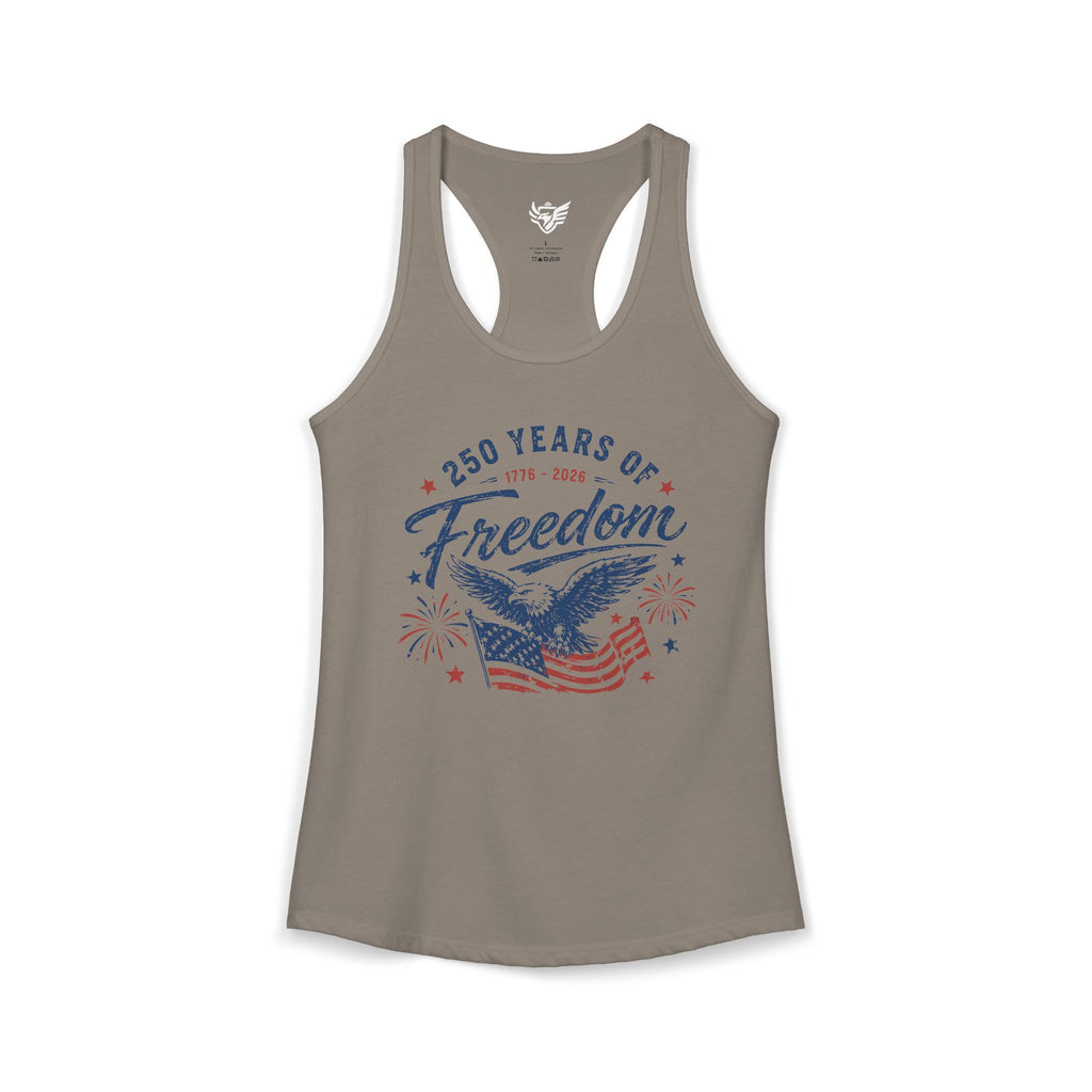 250 Years of Freedom Ideal Racerback Tank