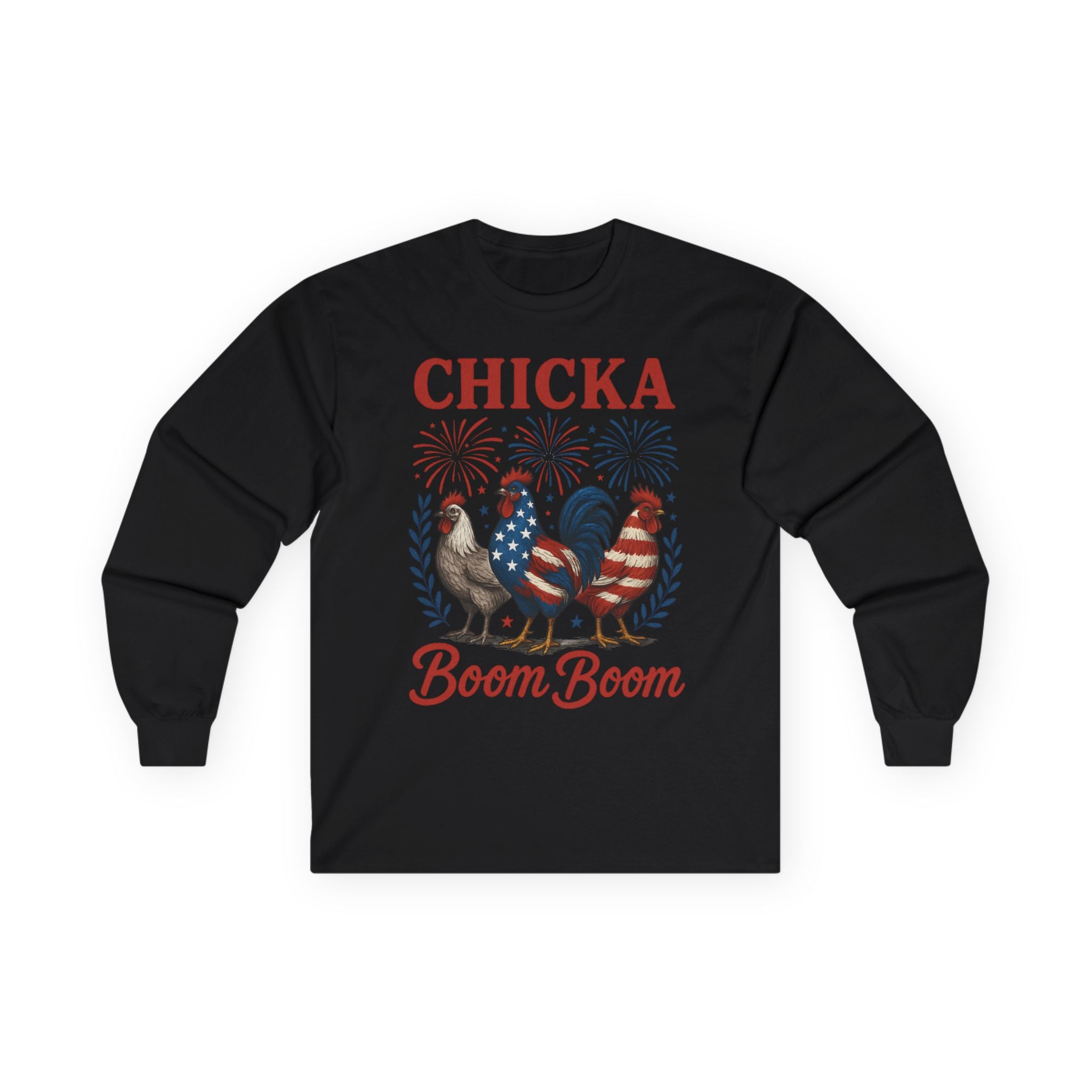 Chicka Boom Boom Cotton Long Sleeve Tee