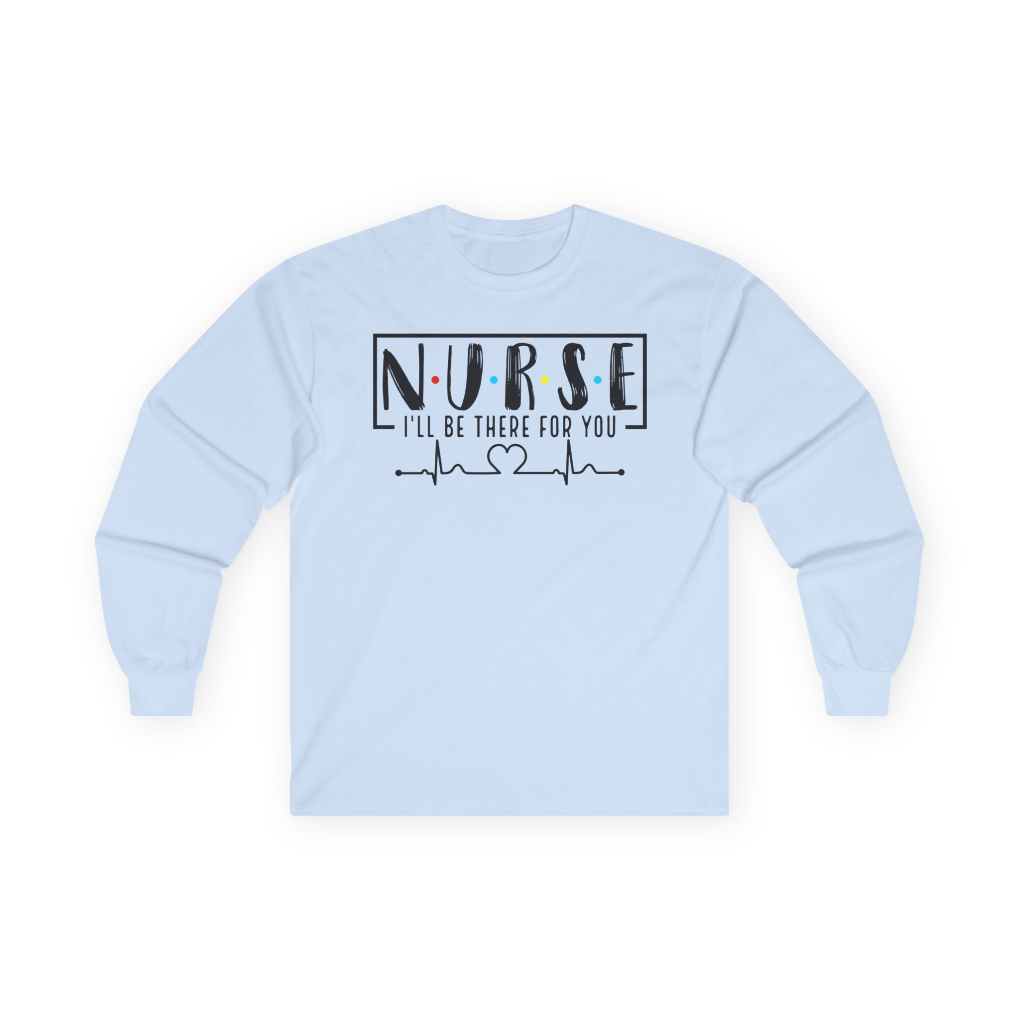 Friends Theme Nurse Cotton Long Sleeve Tee