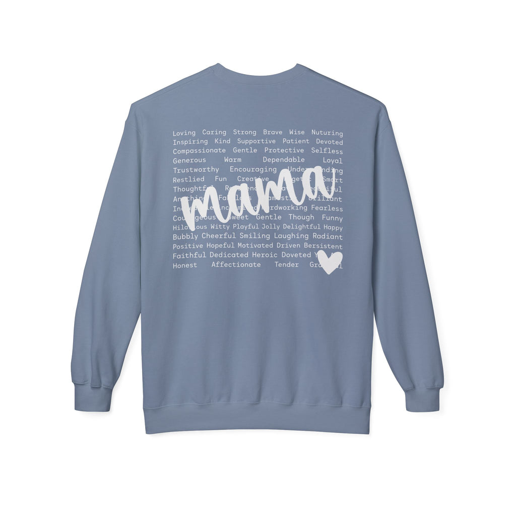 Mama Midweight Softstyle Fleece Crewneck Sweatshirt