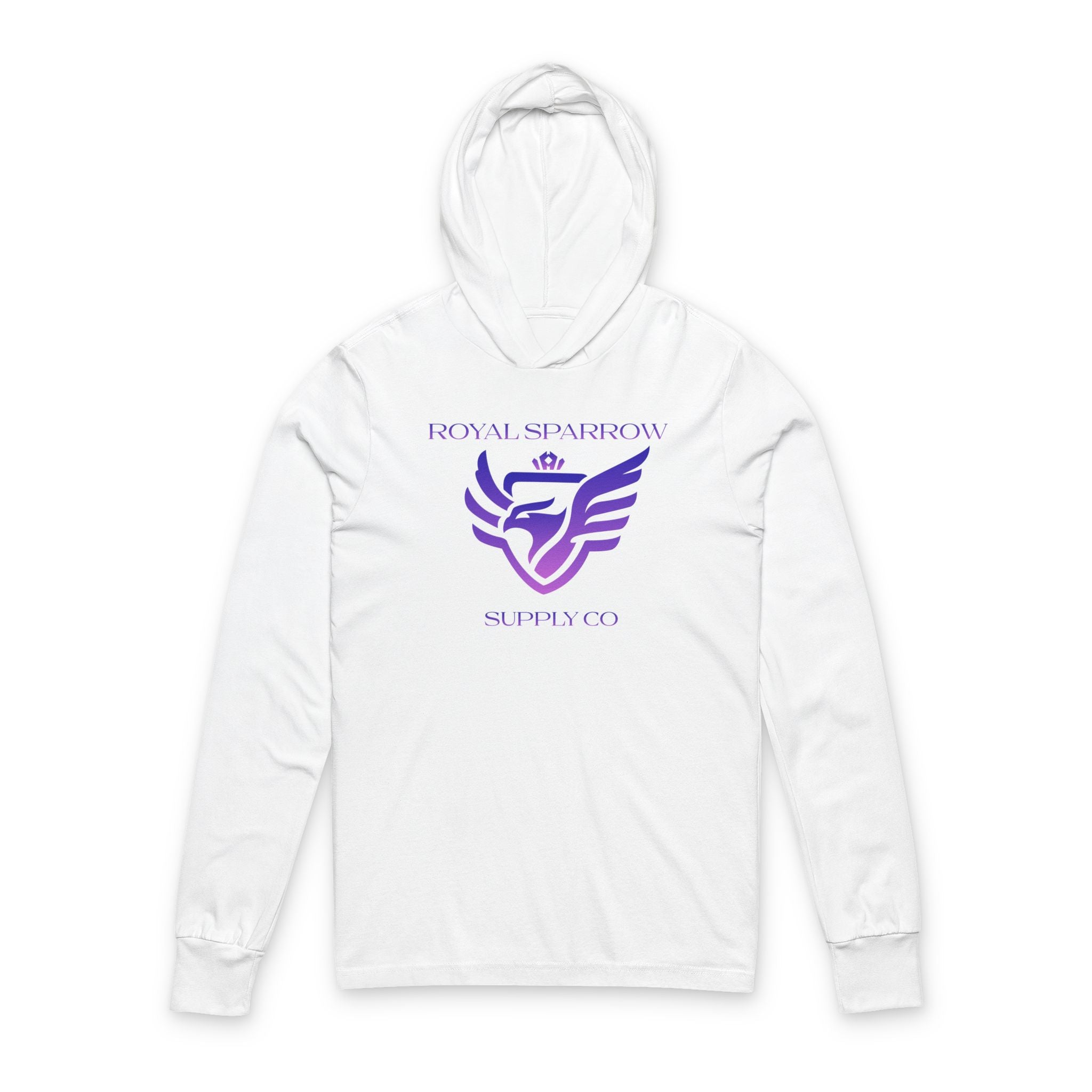 Royal Sparrow Hooded Long Sleeve Tee