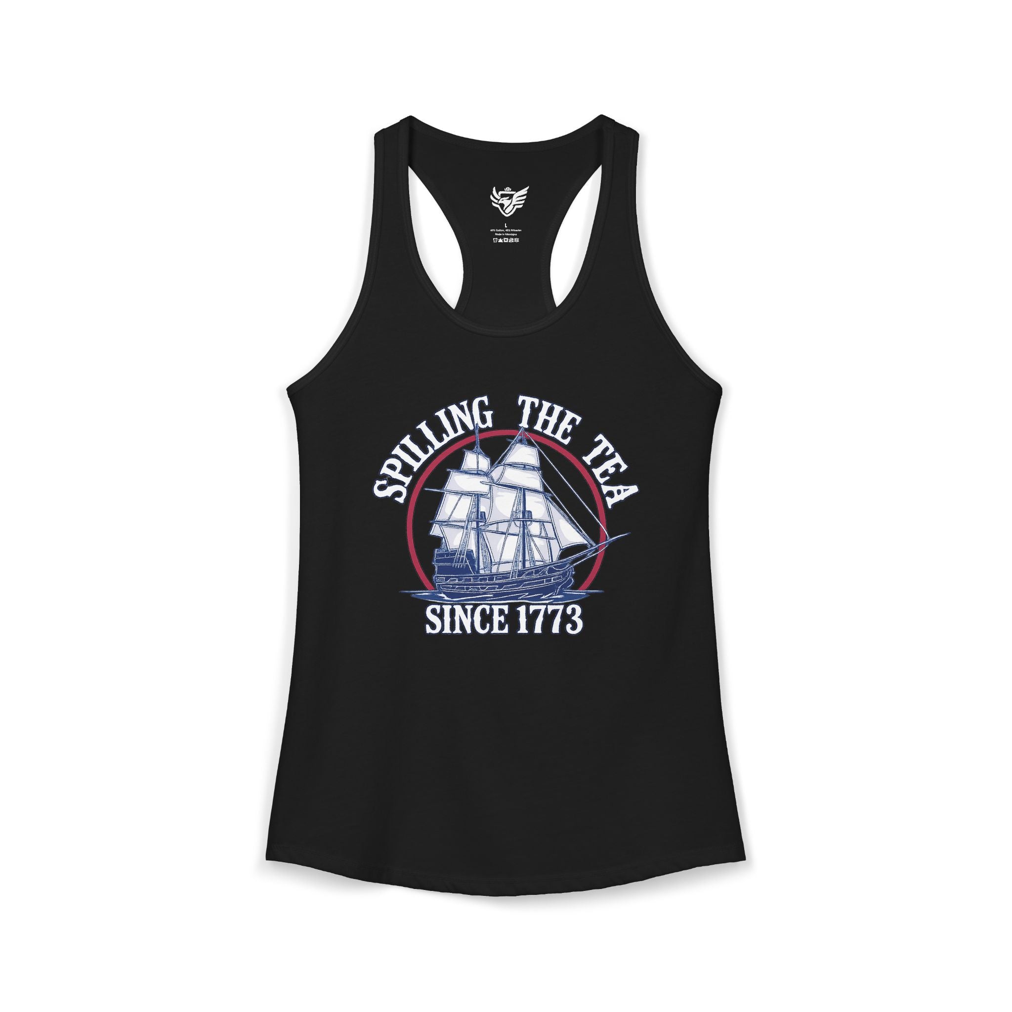 Spilling The Tea Ideal Racerback Tank