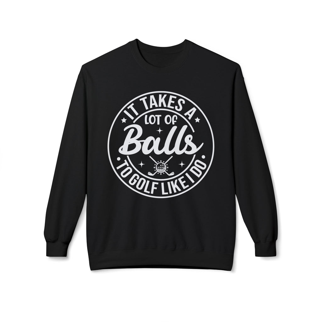 Golf Like I Do Midweight Softstyle Fleece Crewneck Sweatshirt