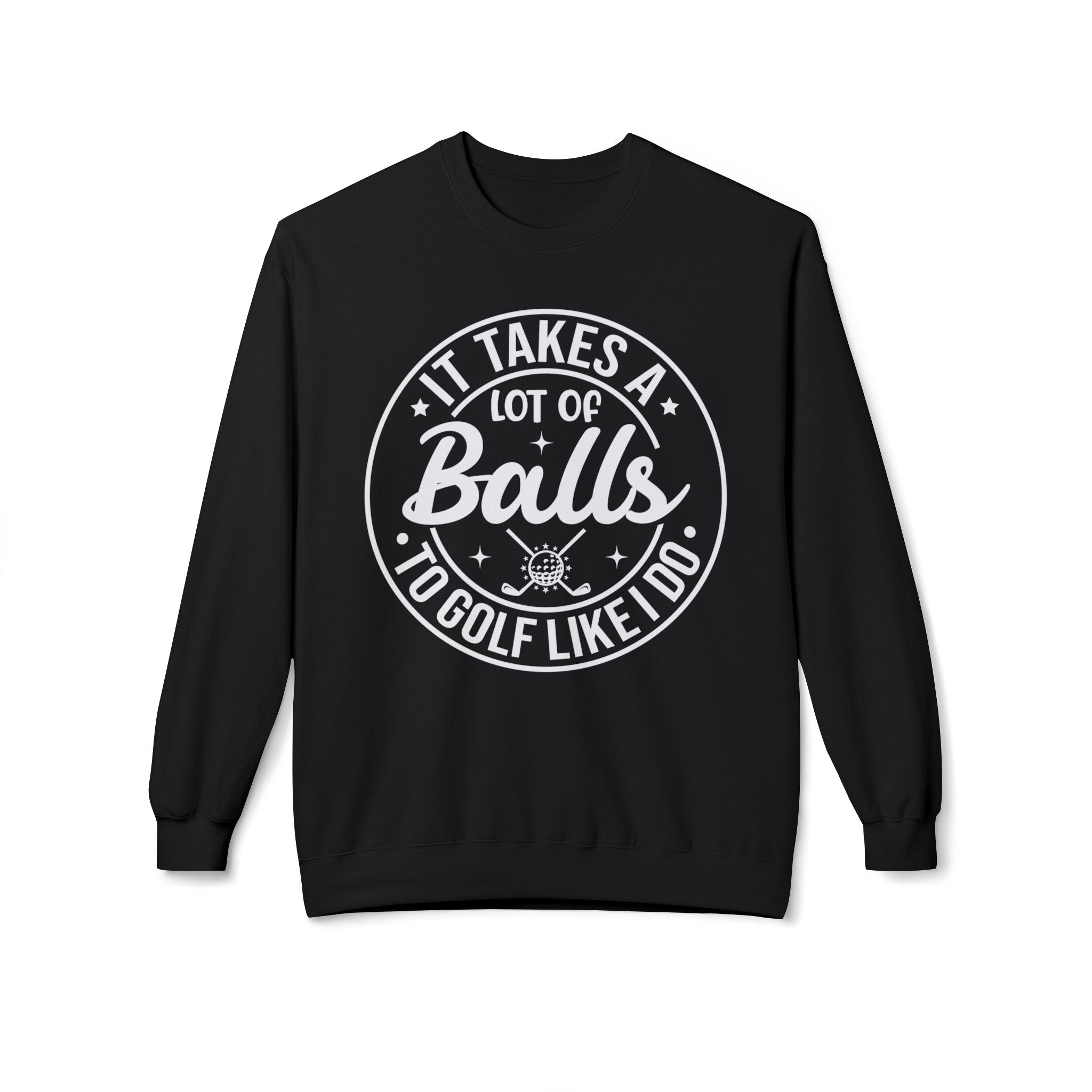 Golf Like I Do Midweight Softstyle Fleece Crewneck Sweatshirt