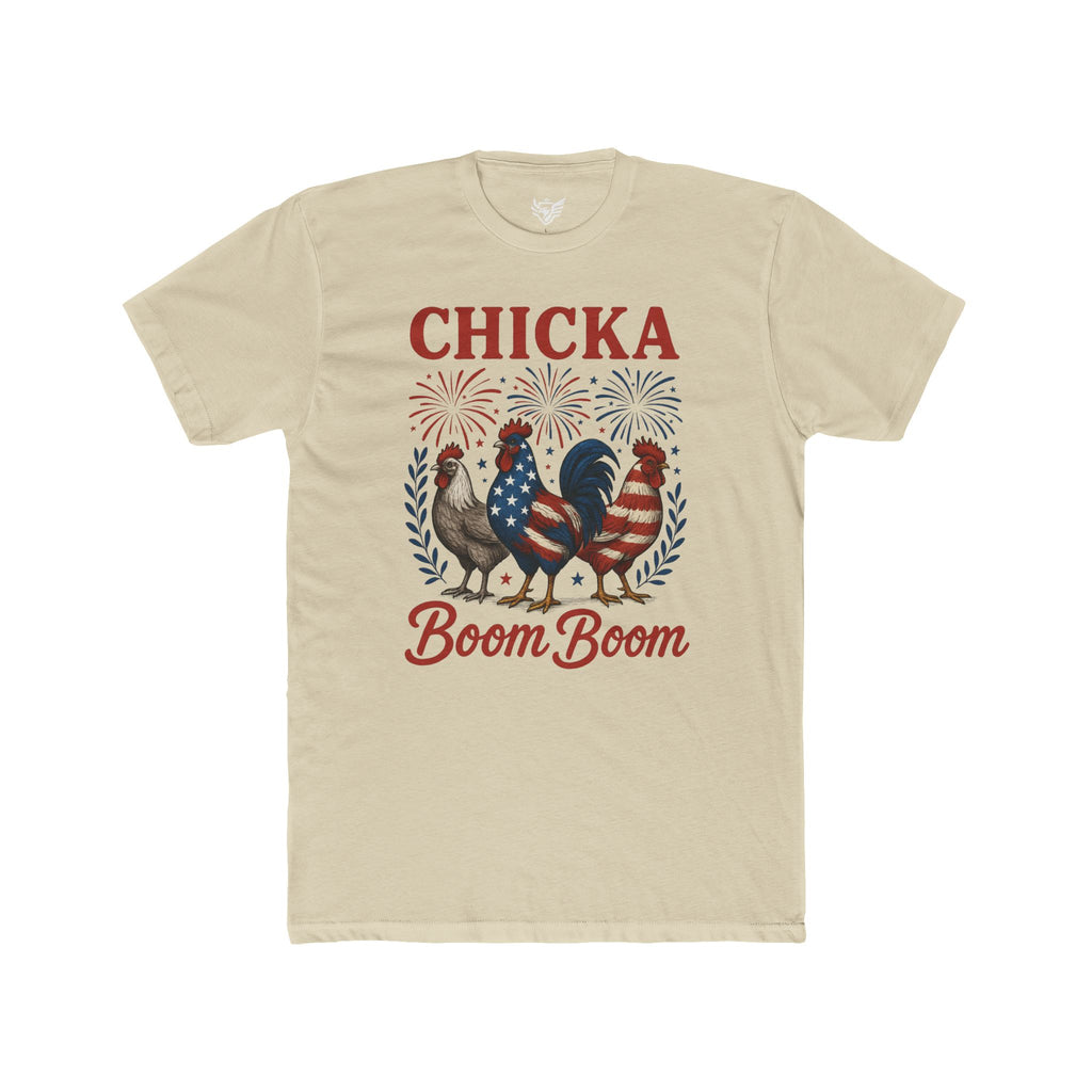 Chicka Boom Boom Cotton Crew Tee
