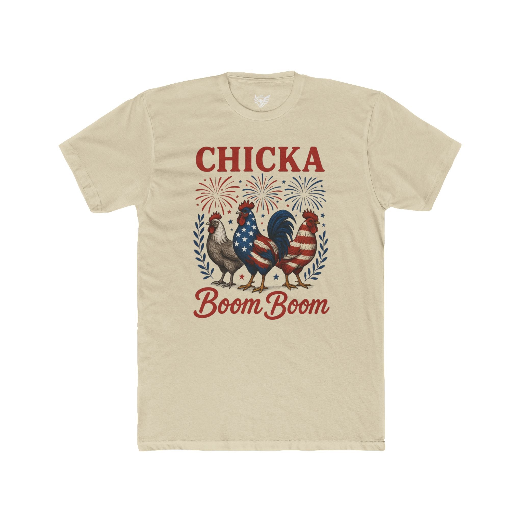 Chicka Boom Boom Cotton Crew Tee