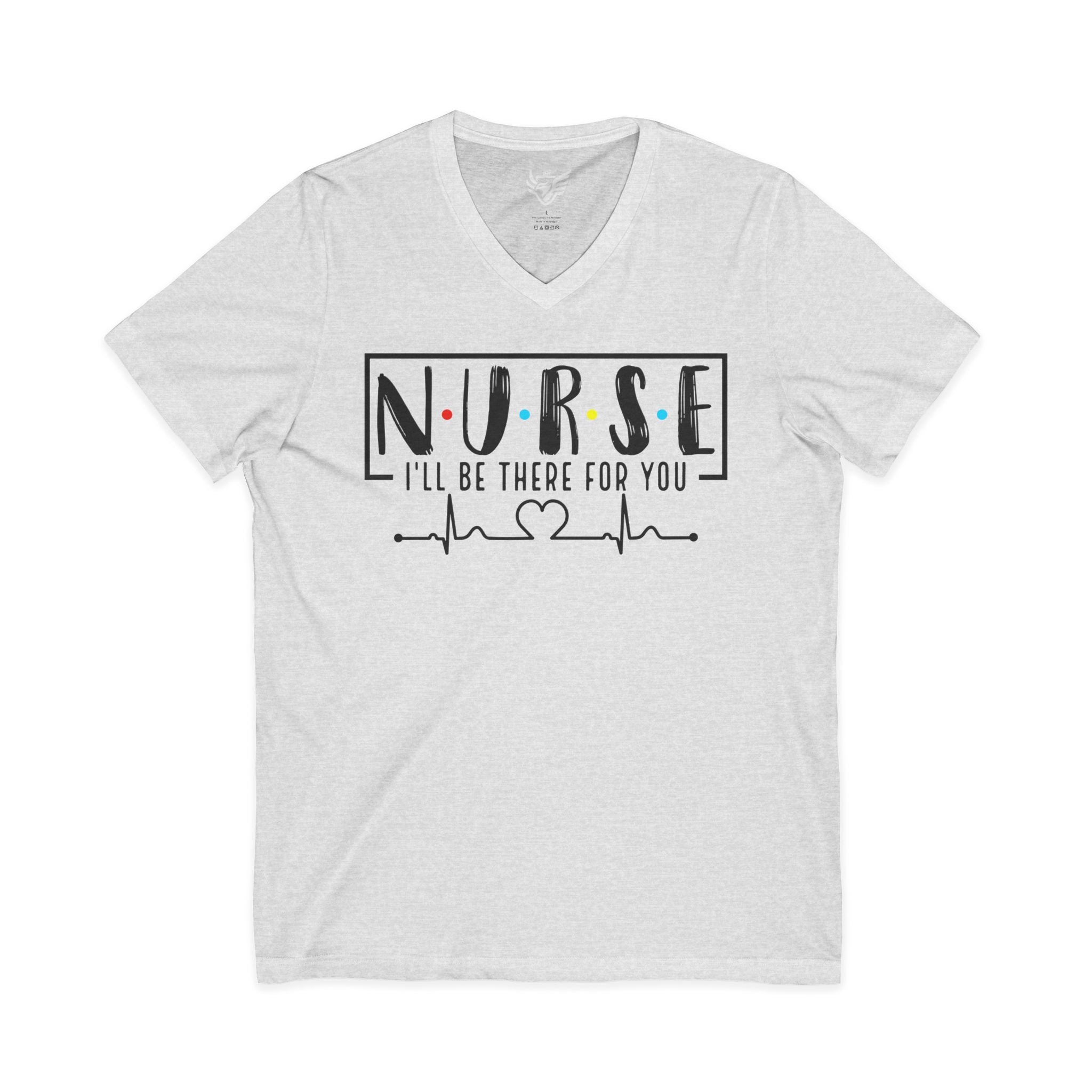 Friend's Theme Nurse Jersey Short Sleeve V-Neck Tee