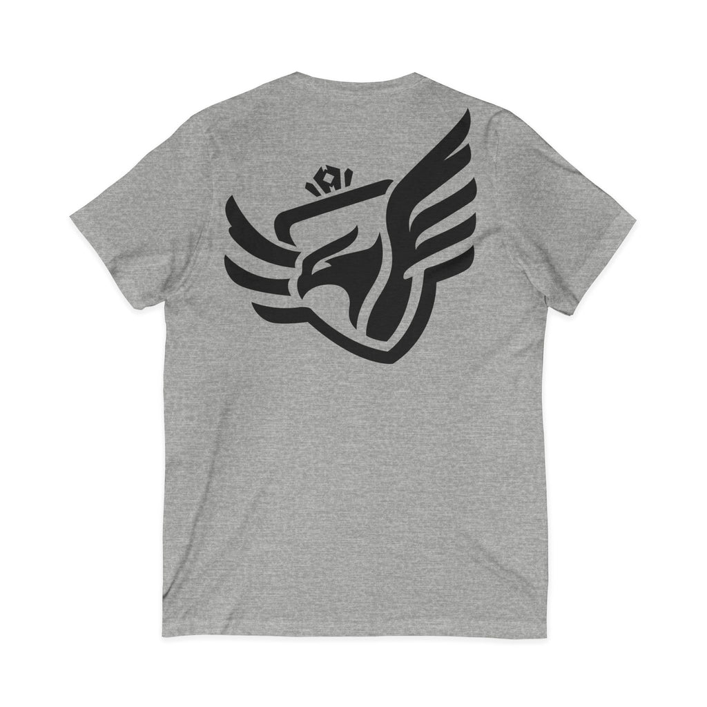 Royal Sparrow Jersey Short Sleeve V-Neck Tee