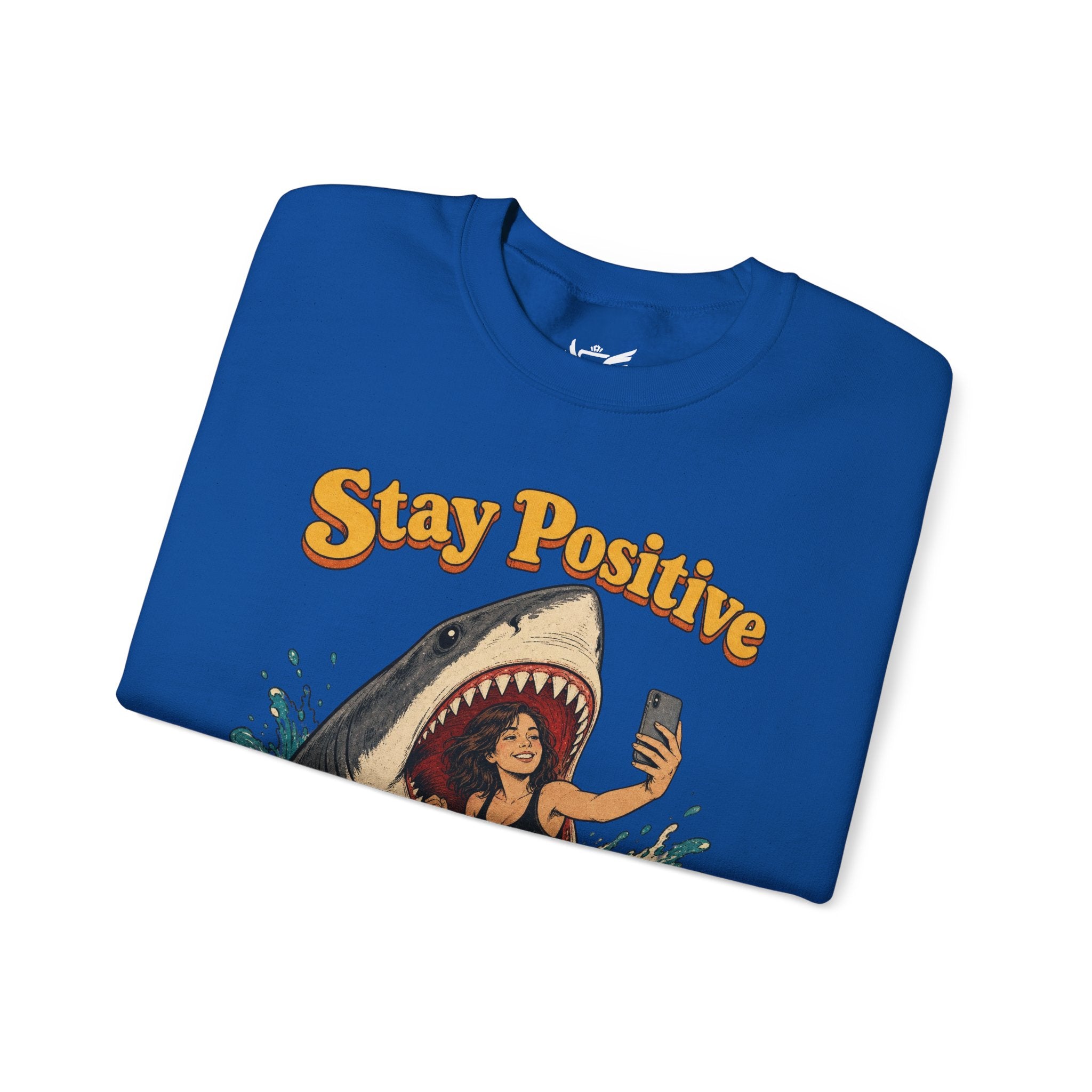 Stay Positive Heavy Blend™ Crewneck Sweatshirt