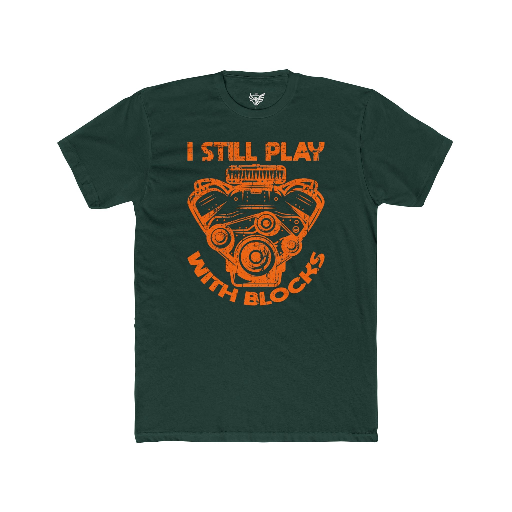 Engine Block Cotton Crew Tee