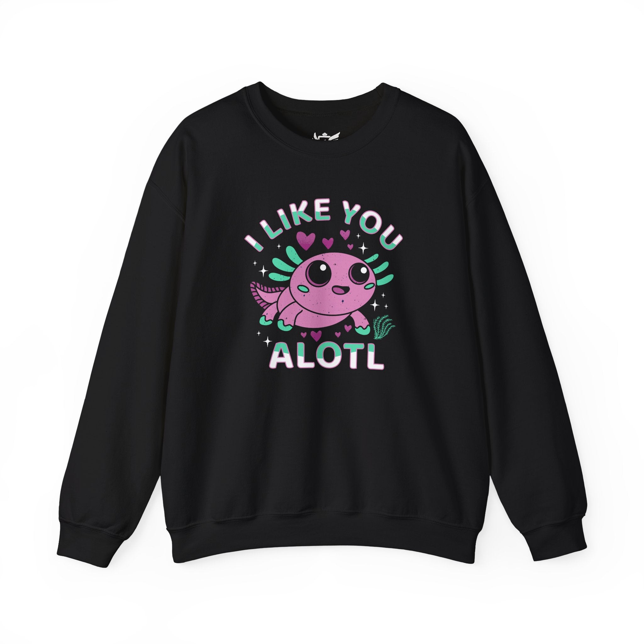 I Like You Alotl Heavy Blend™ Crewneck Sweatshirt