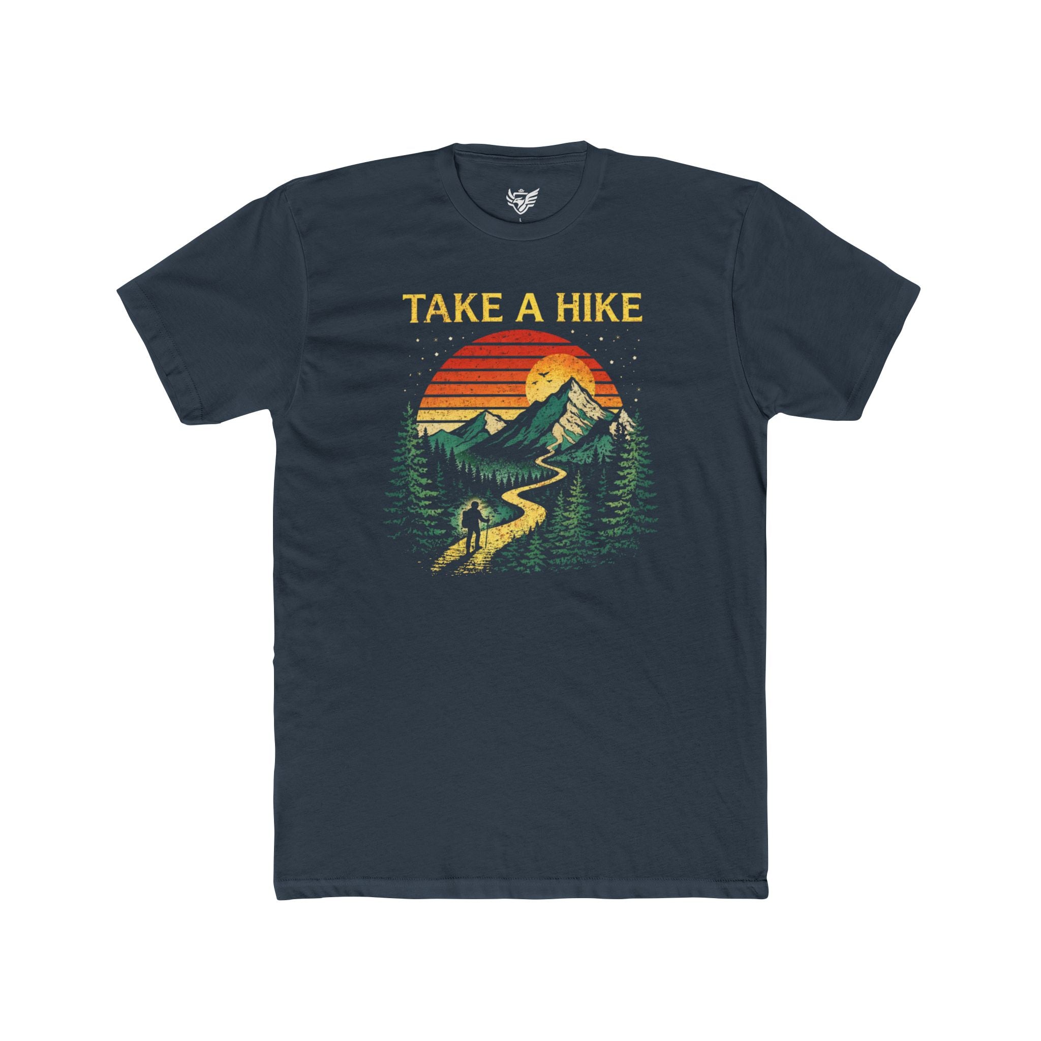 Take A Hike Cotton Crew Tee