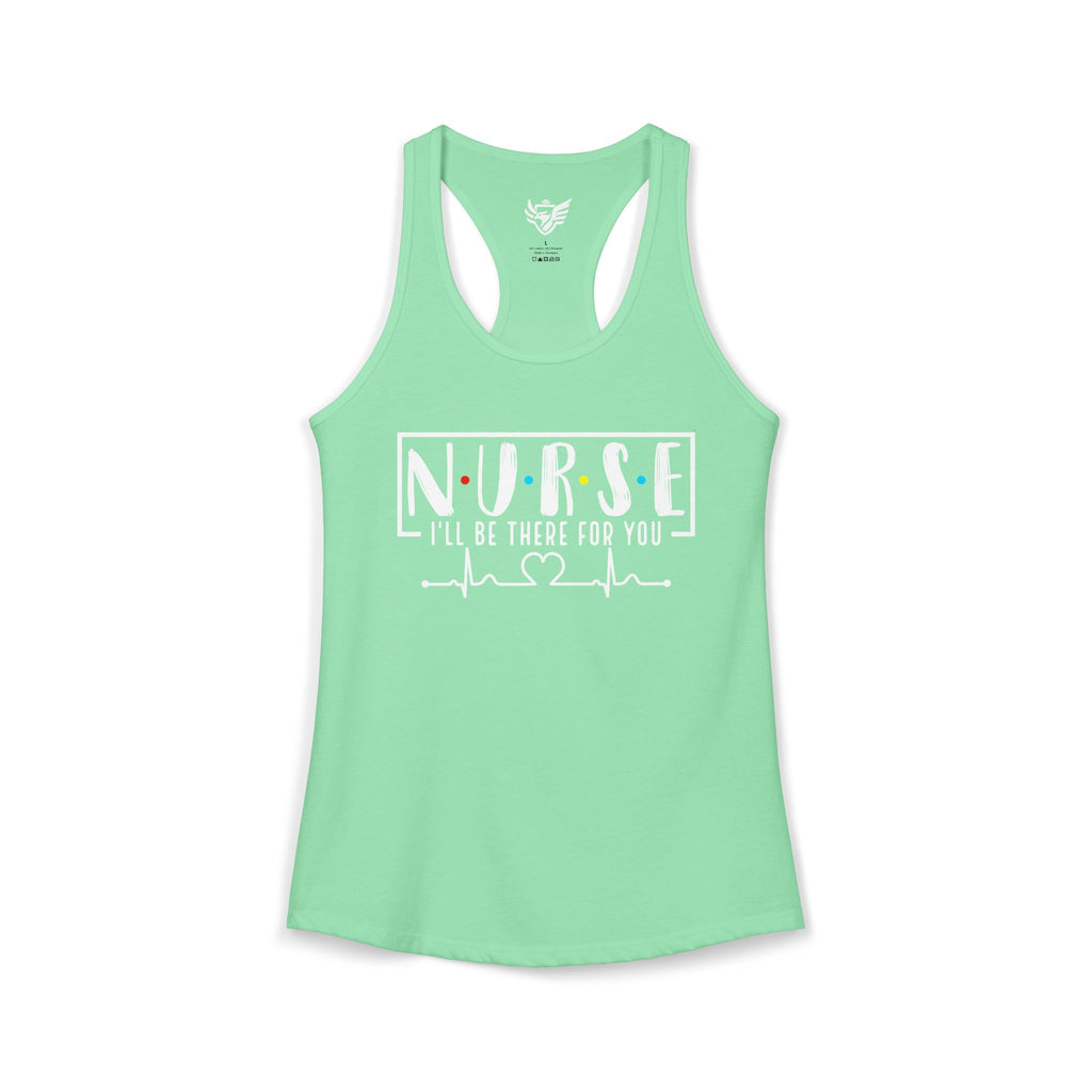 Friend's Theme Nurse Ideal Racerback Tank