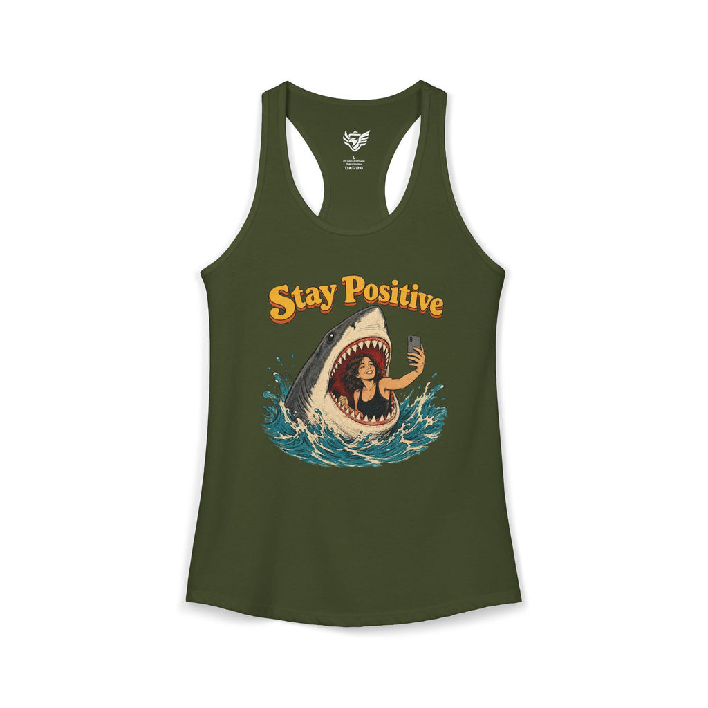 Stay Positive Ideal Racerback Tank