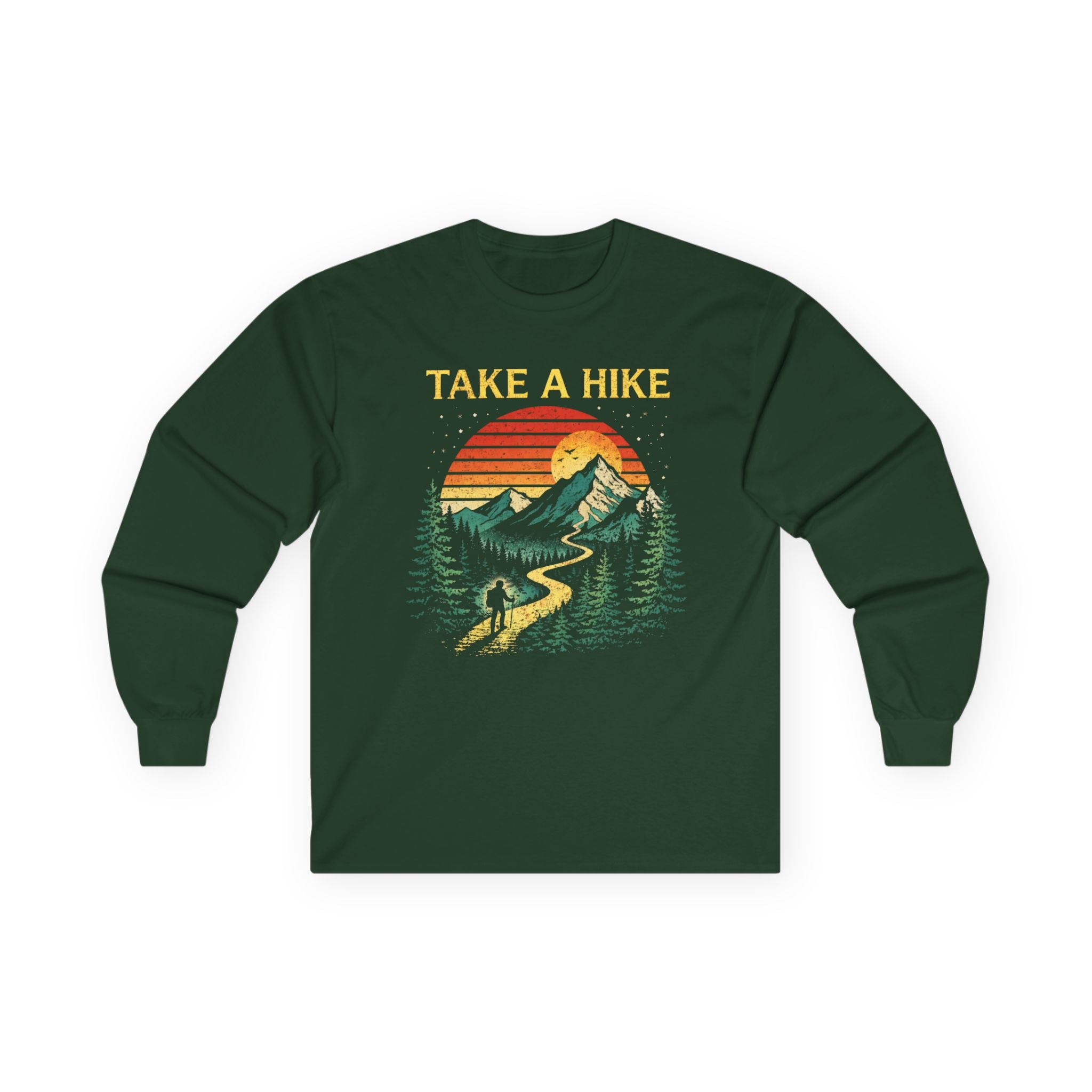 Take A Hike Cotton Long Sleeve Tee