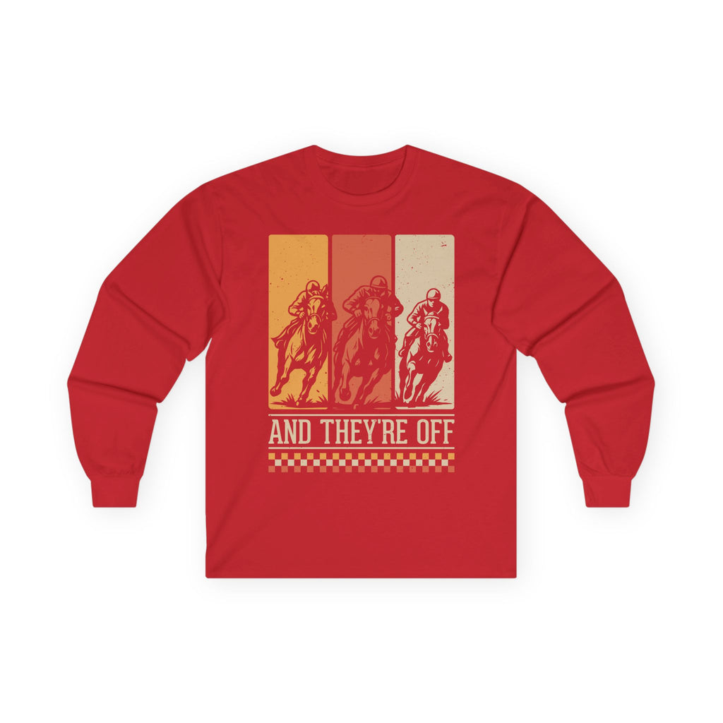 Racing Cotton Long Sleeve Tee