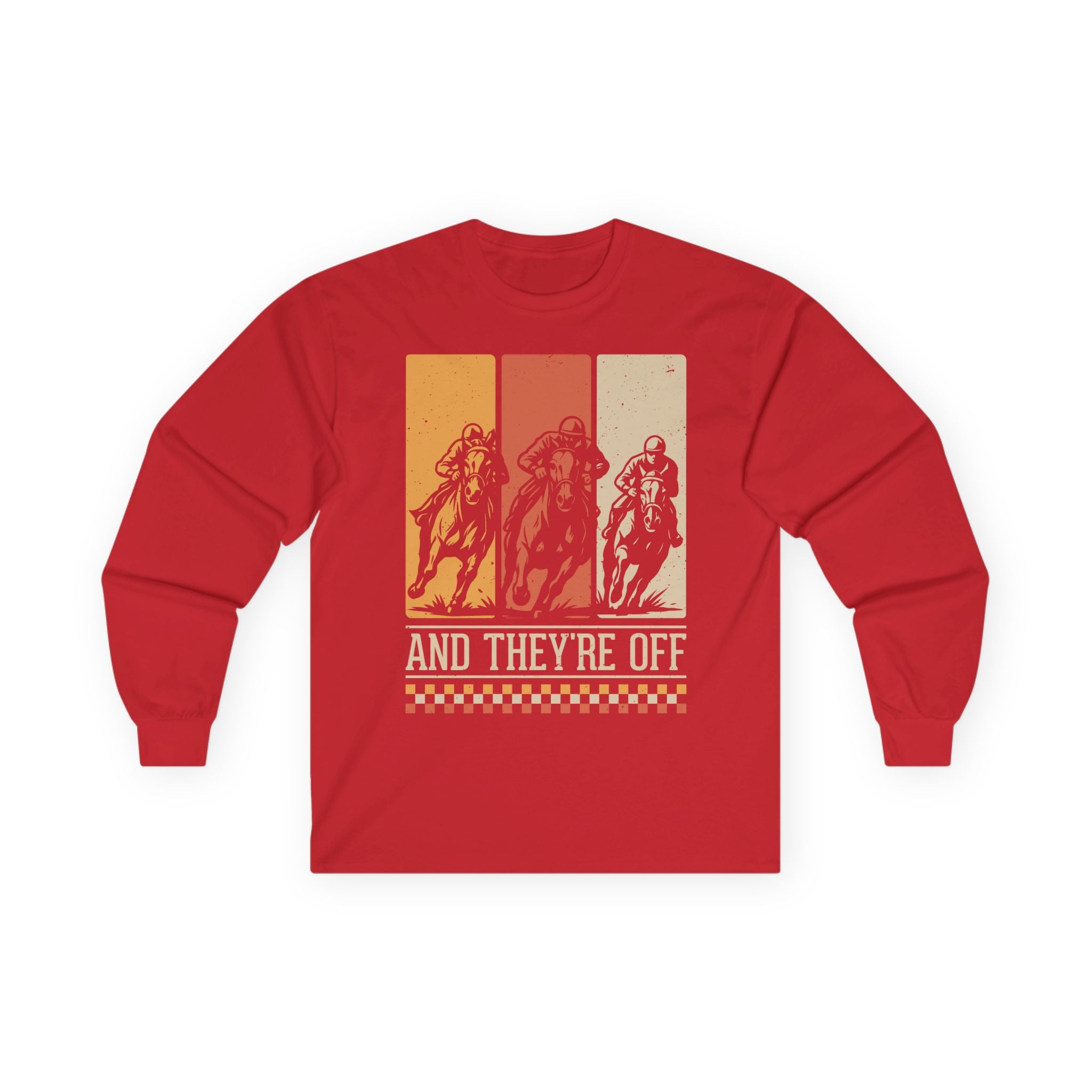 Racing Cotton Long Sleeve Tee