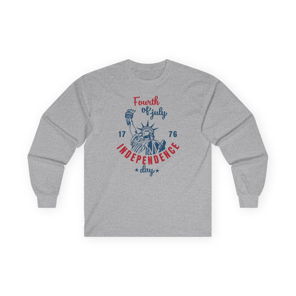 Independence Day Cotton Long Sleeve Tee
