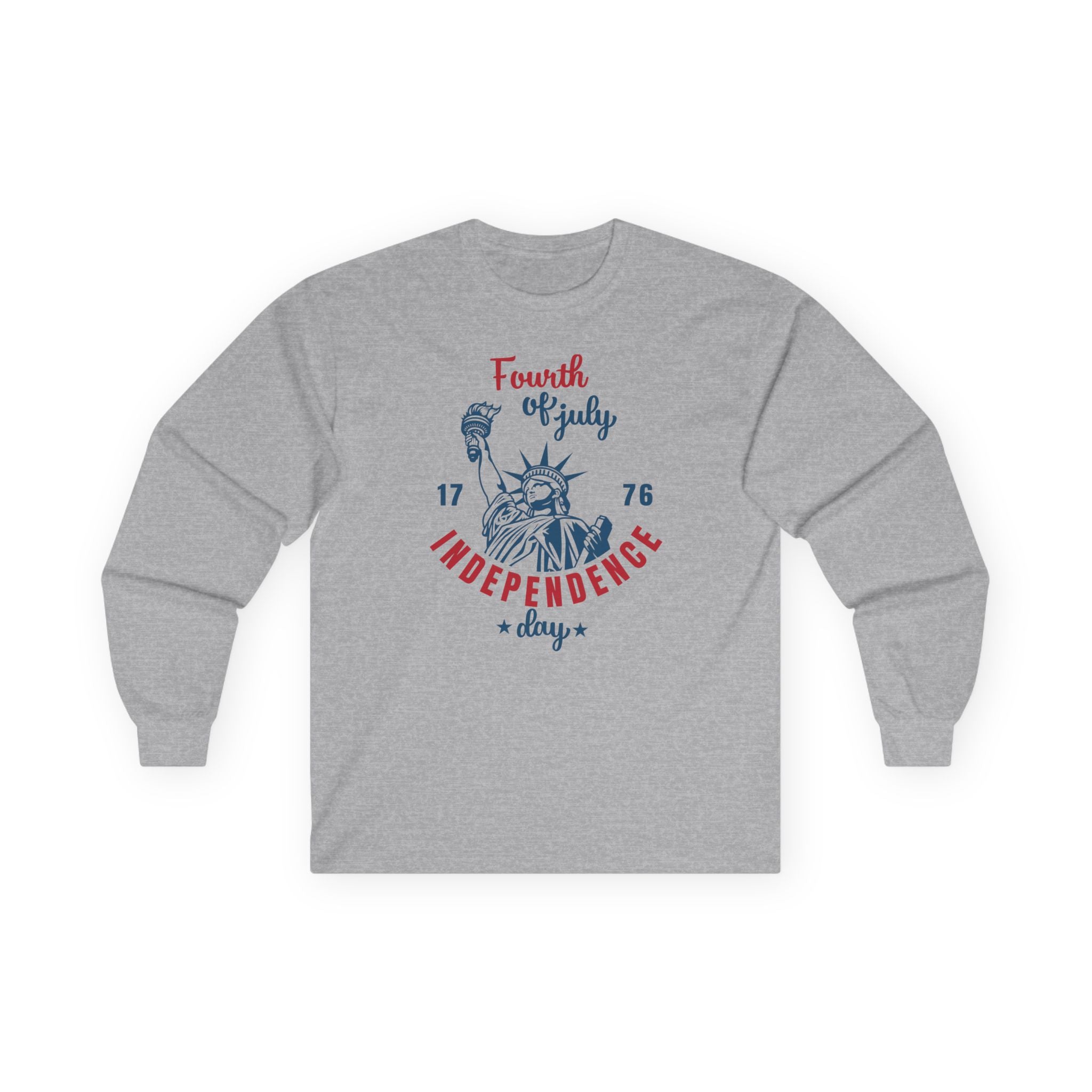 Independence Day Cotton Long Sleeve Tee