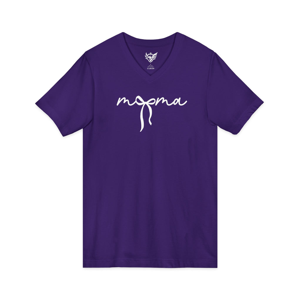 Mother's Day Jersey Short Sleeve V-Neck Tee