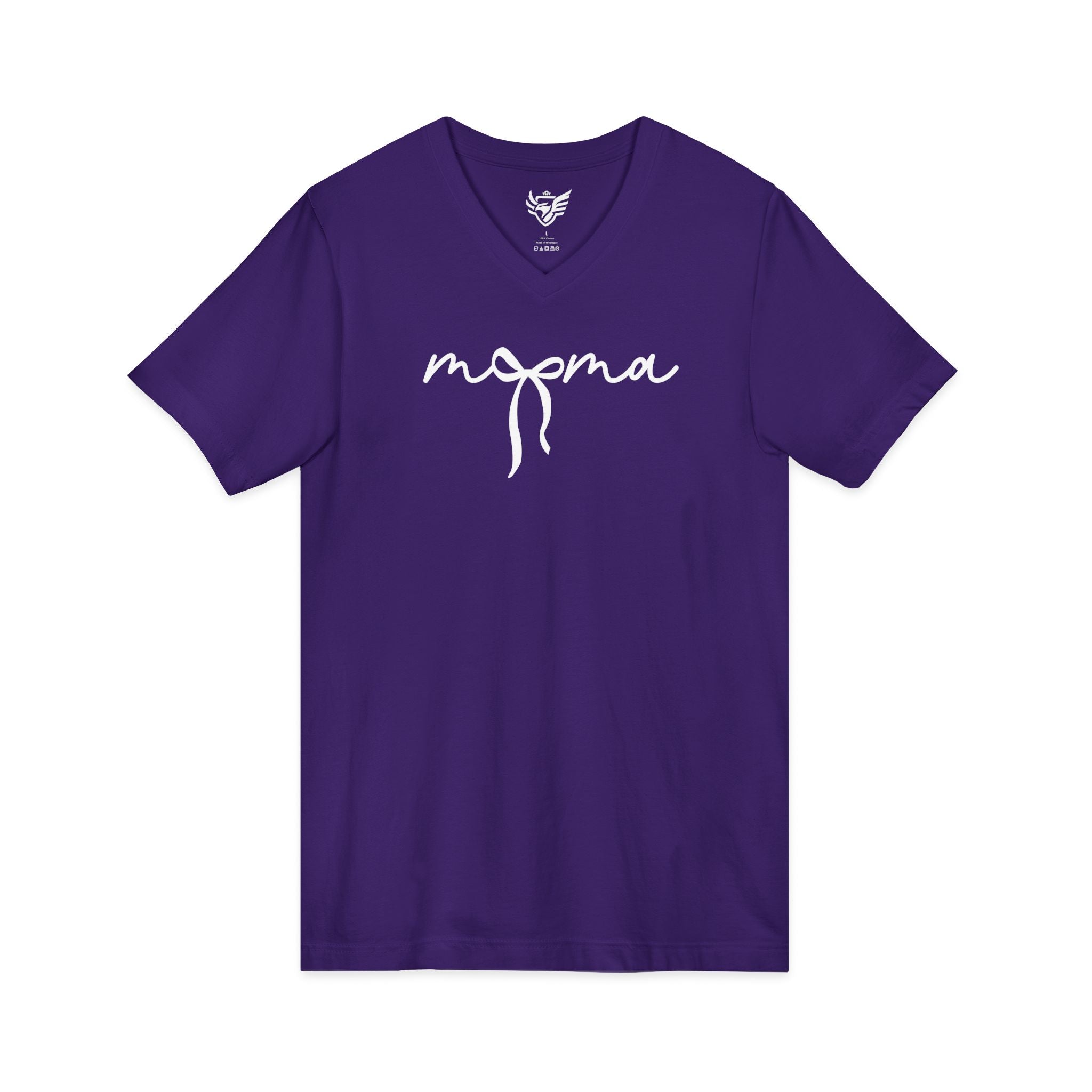 Mother's Day Jersey Short Sleeve V-Neck Tee