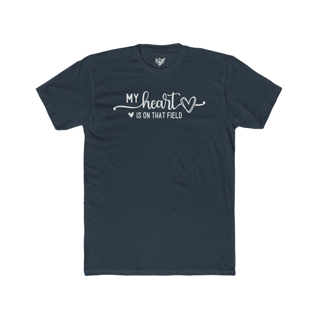 My Heart is on that Field Cotton Crew Tee